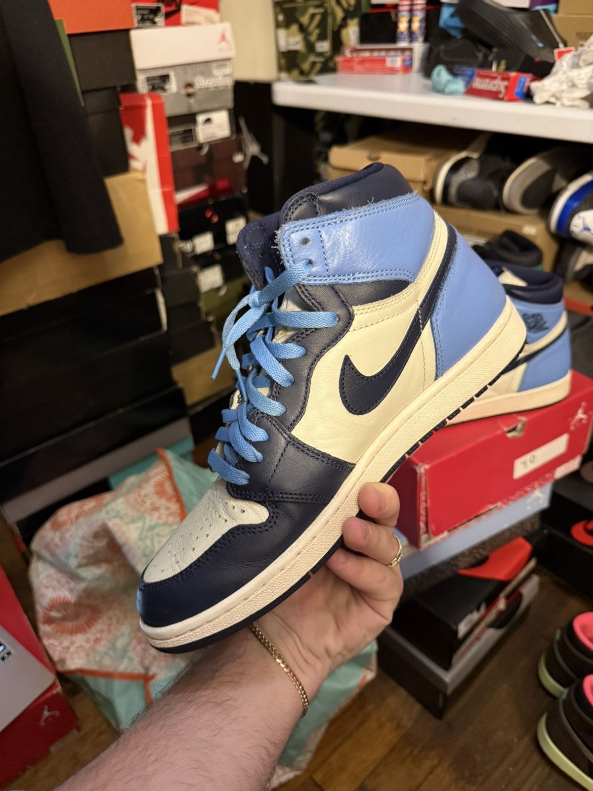 Jordan Brand Jordan retro 1 obsidian sz 11 Size US 11 / EU 44 - 3 Thumbnail