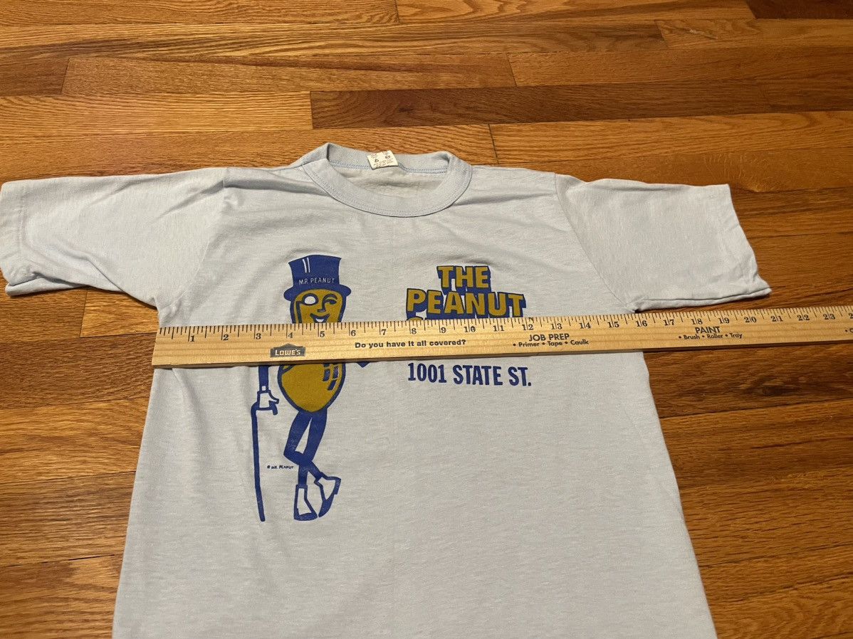 Vintage Vintage 70s Mr Peanut The Peanut Shoppe Erie Pa T Shirt Size US S / EU 44-46 / 1 - 7 Thumbnail