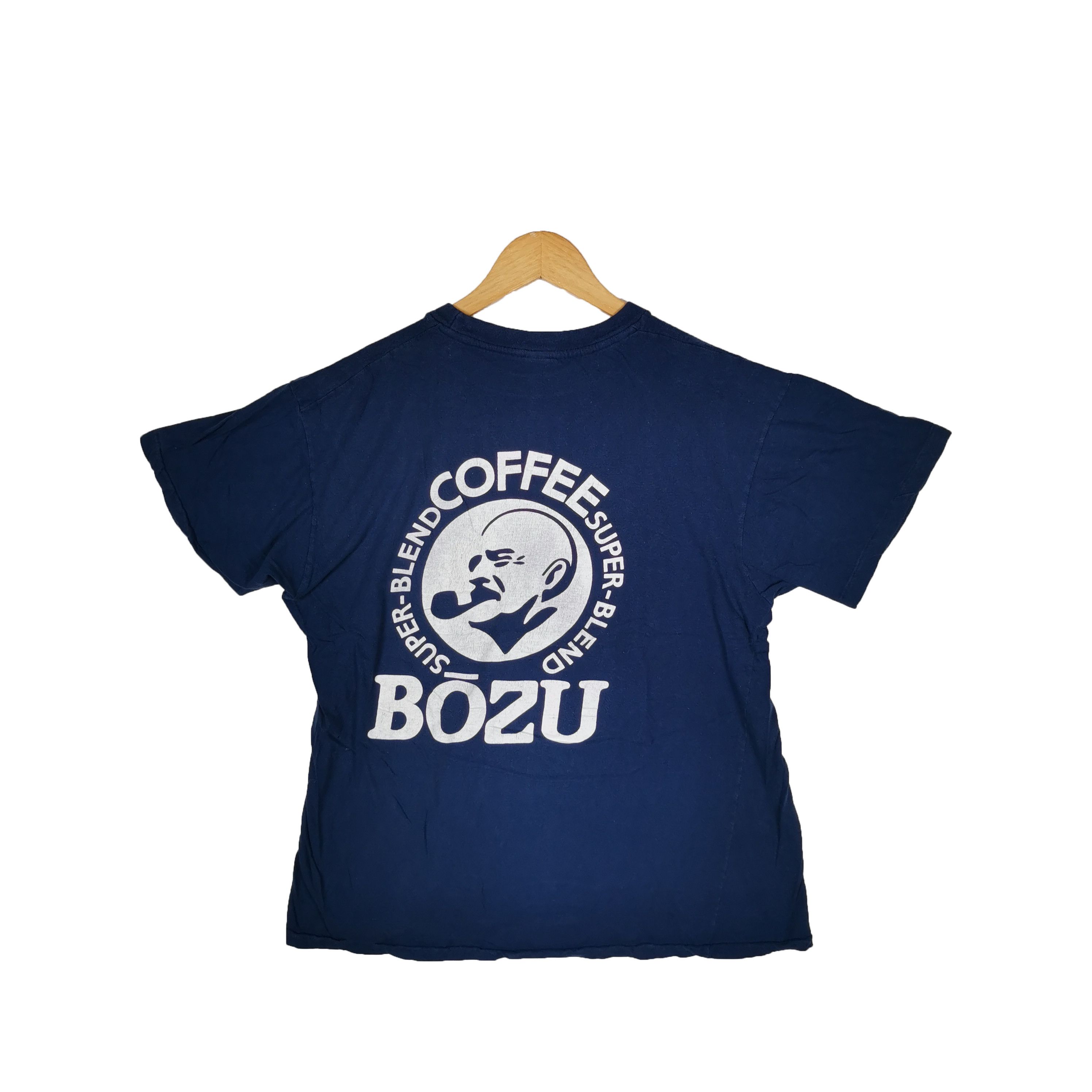 Japanese Brand Vintage 90's The Bozu Coffee T-Shirt Japanese Crewneck Tees Size US M / EU 48-50 / 2 - 1 Thumbnail