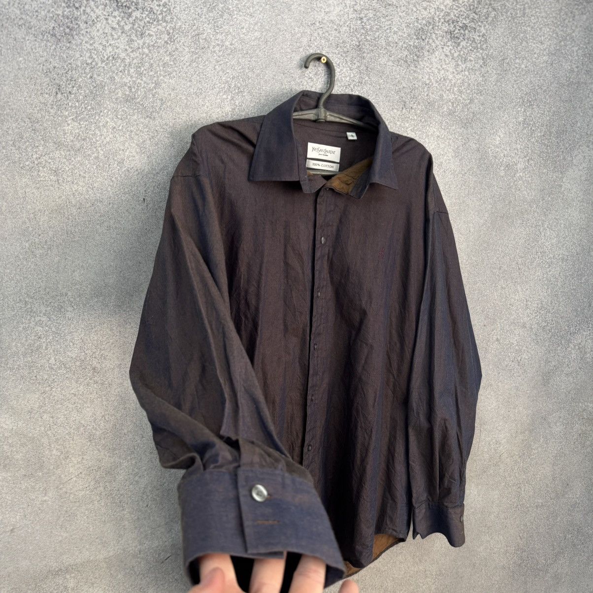 Yves Saint Laurent Vintage Yves Saint Laurent Shirt YSL Size US XL / EU 56 / 4 - 3 Thumbnail