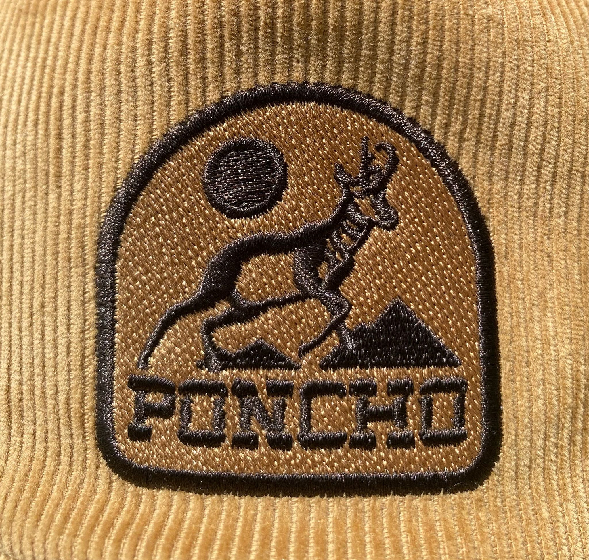 Other Poncho Corduroy Deer Nature Patch Tan Strapback Hat Size ONE SIZE - 2 Thumbnail