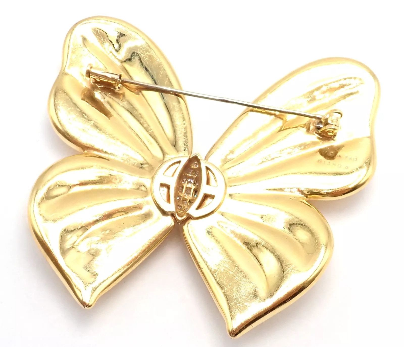 Van Cleef & Arpels Van Cleef & Arpels 18k Yellow Gold Butterfly Pin Brooch Size ONE SIZE - 9 Thumbnail