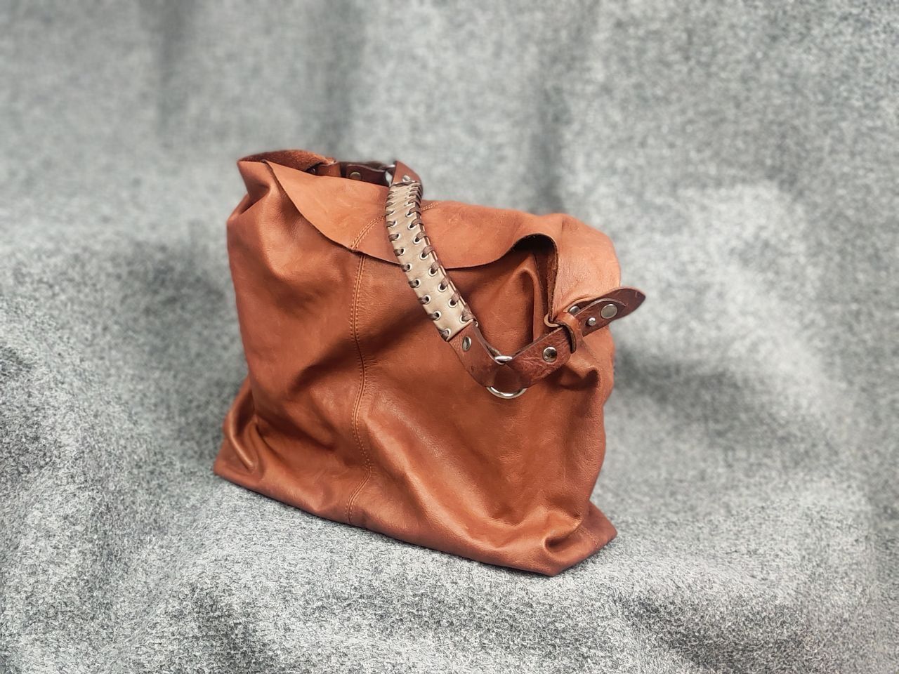 Genuine Leather Maurizio Taiuti Italy Design leather Shoulder Shopper bag Size ONE SIZE - 3 Thumbnail