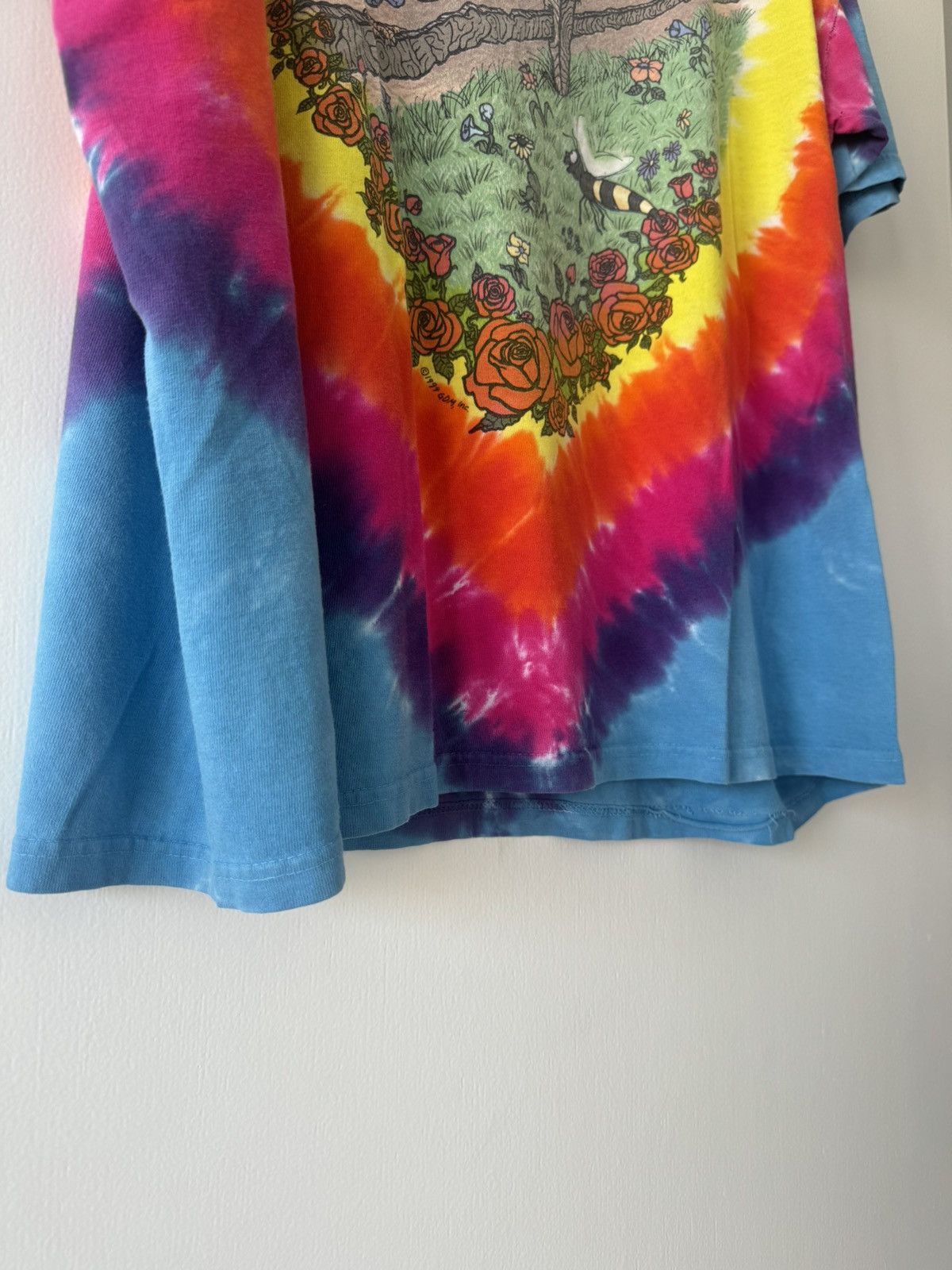 Grateful Dead 1994 Liquid Blue Summer Tour Tie Dye Tee Size US XL / EU 56 / 4 - 8 Thumbnail