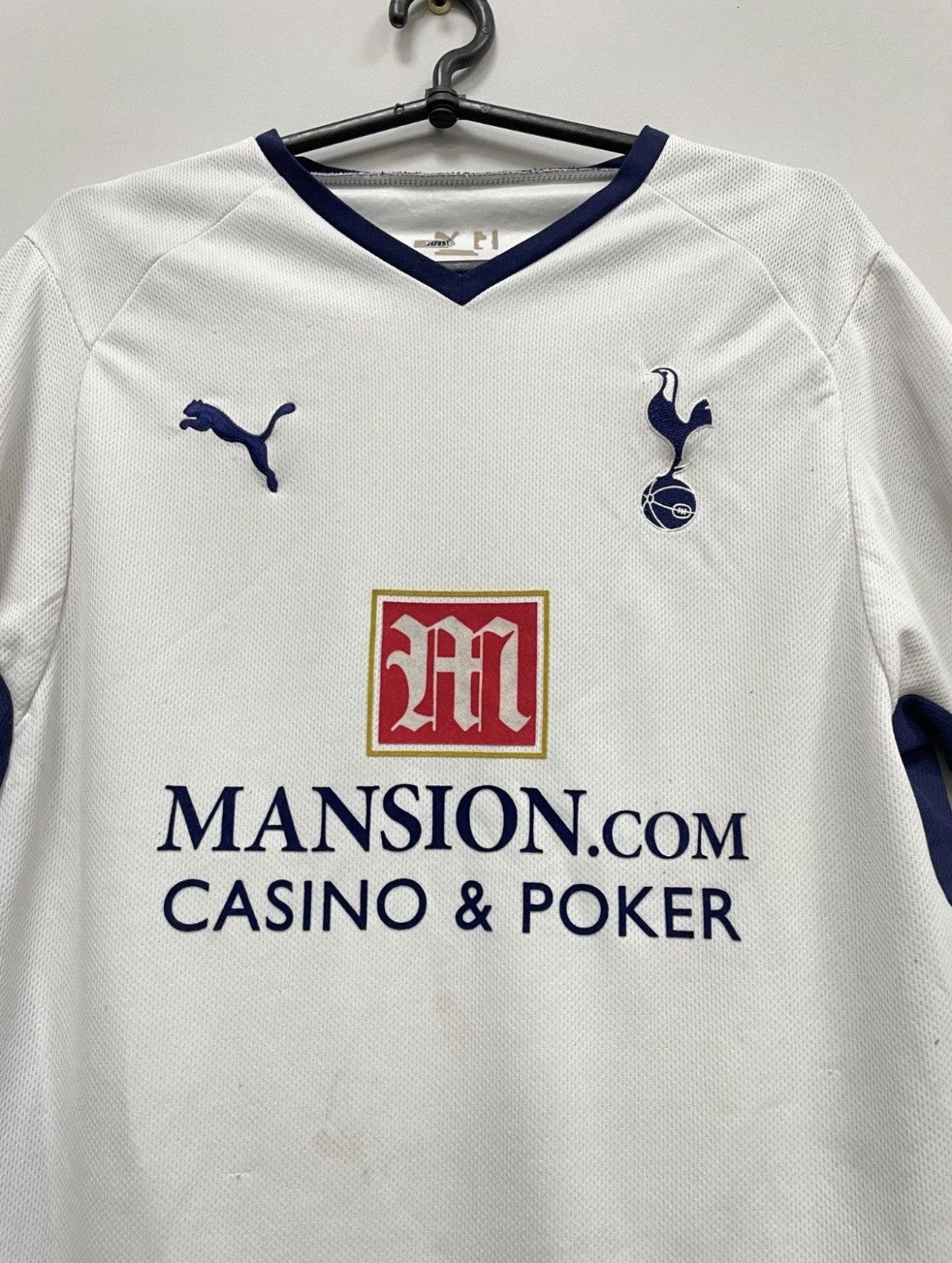 Puma Tottenham Hotspur 2008/2009 Home Football Shirt Jersey #8 Size US M / EU 48-50 / 2 - 3 Thumbnail