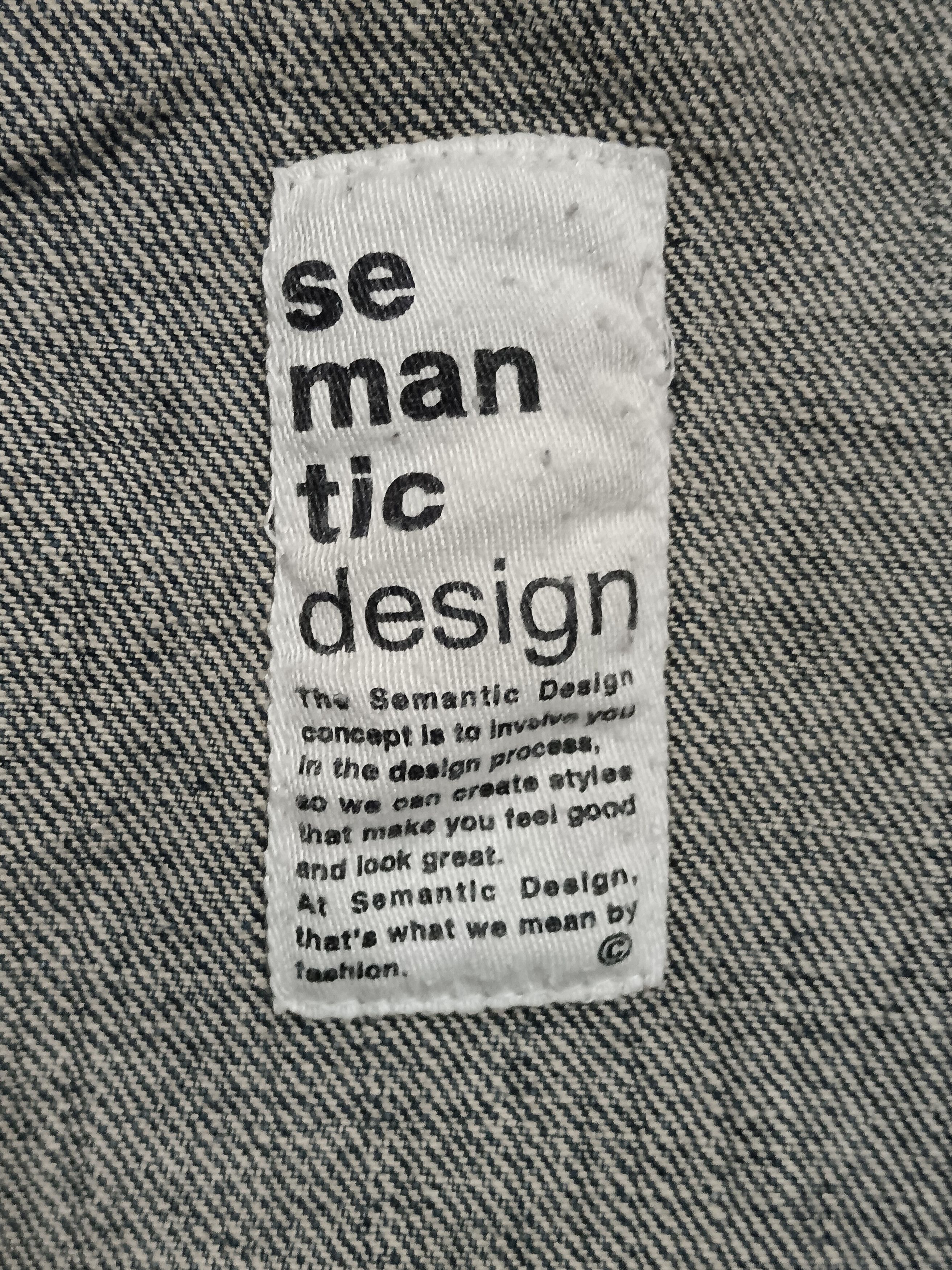 If Six Was Nine × Japanese Brand × semanticdesign SEMANTIC DESIGN SEASONED DENIM JACKET Size US M / EU 48-50 / 2 - 3 Thumbnail