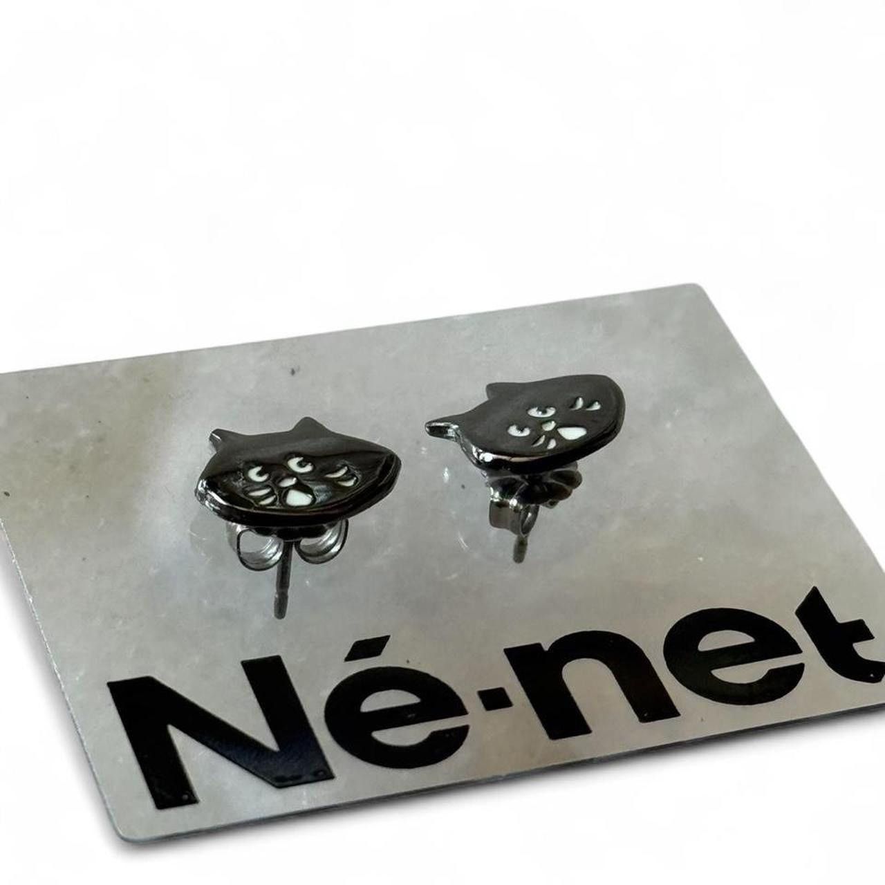 Ne-Net Ne-net silver tone earrings Size ONE SIZE - 2 Thumbnail