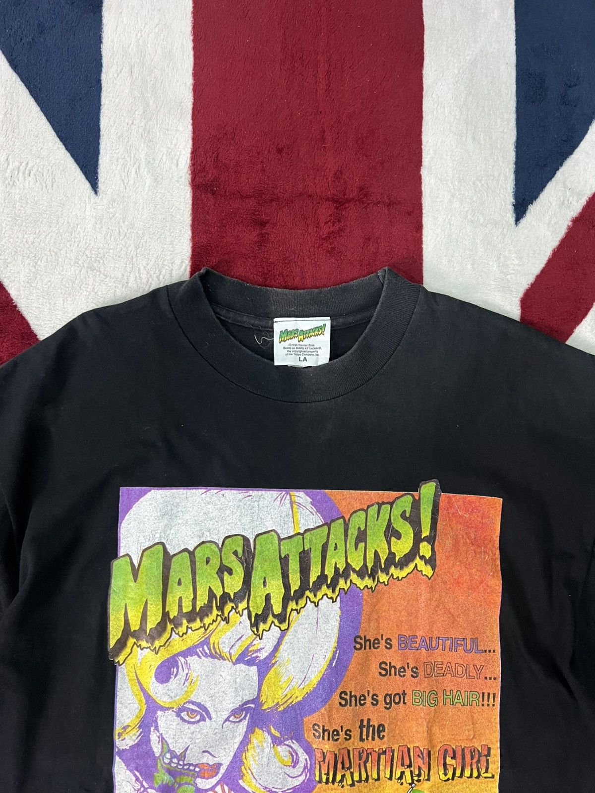 Vintage × Warner Bros Mars Attacks! Vintage Tee – 1996 Warner Bros Size US L / EU 52-54 / 3 - 3 Thumbnail