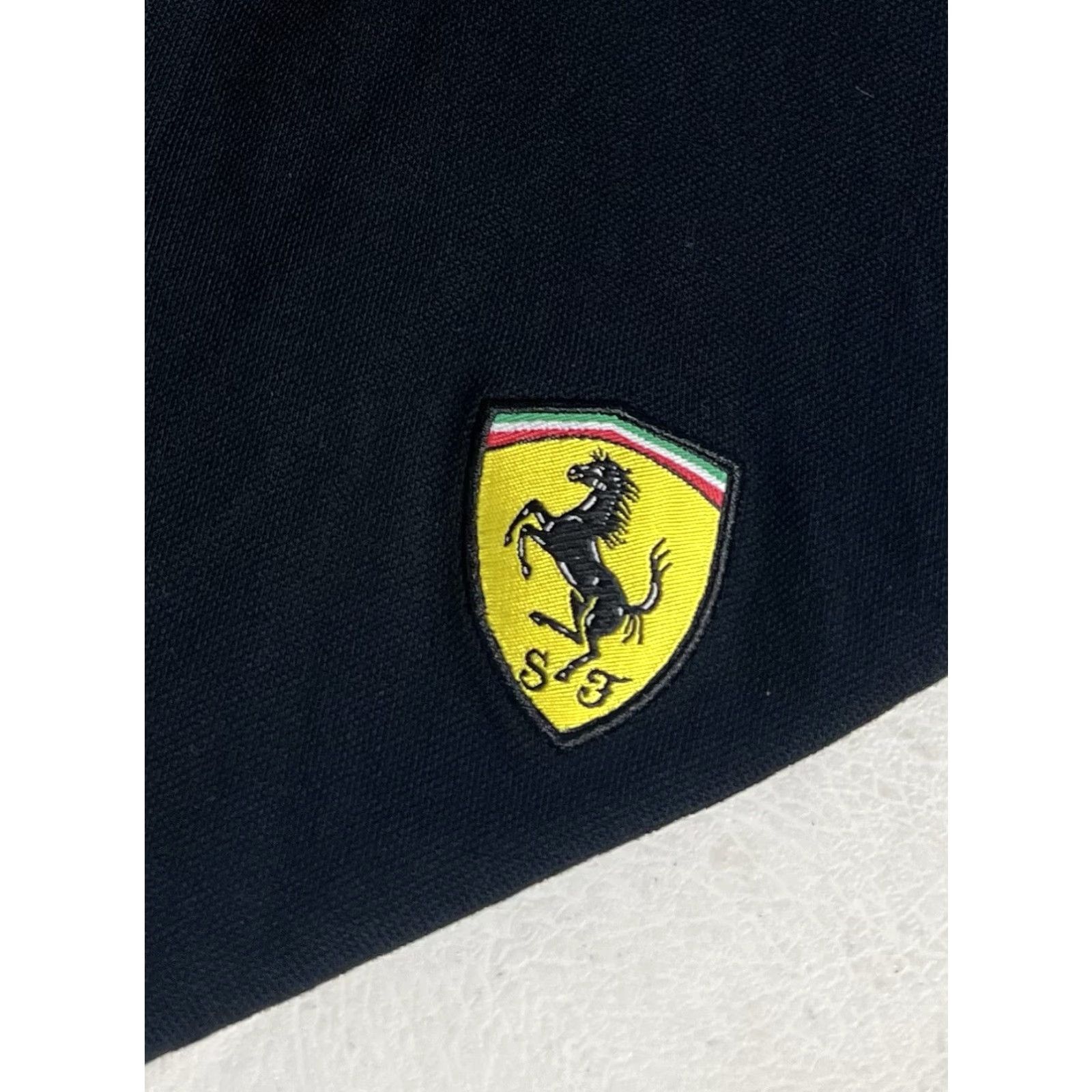 Ferrari Ferrari Polo Shirt L Black Cotton Short Sleeve Collared Men's Regular Golf Racing Licensed Polo Shirt Size US L / EU 52-54 / 3 - 3 Thumbnail