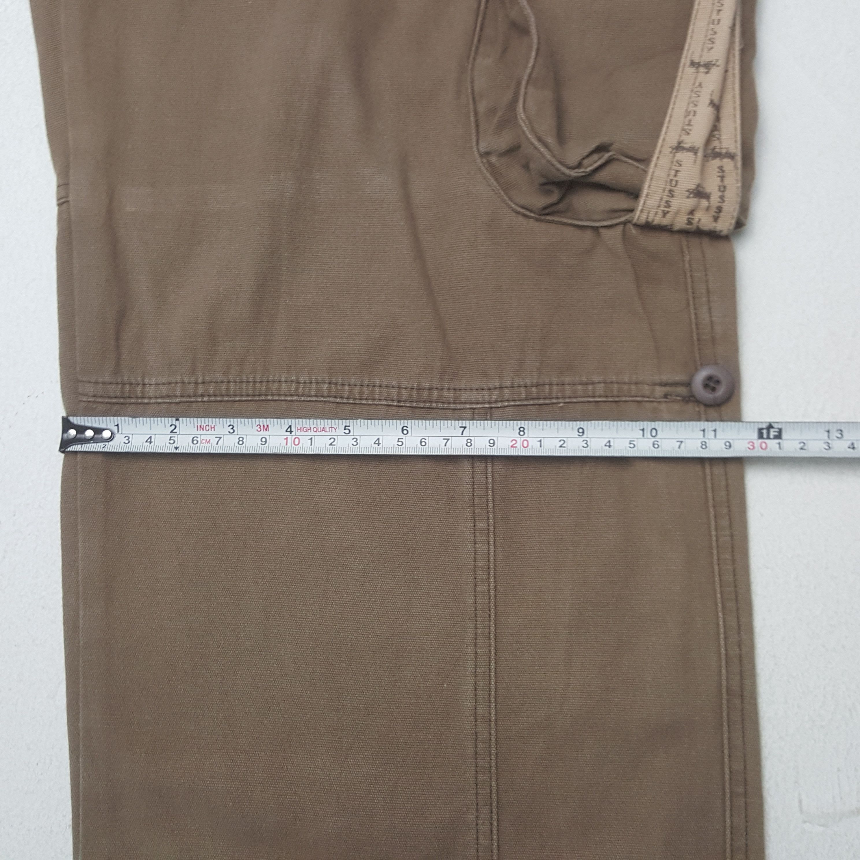 Stussy Vintage Stussy Streetwear Style Cargo Baggy Pants Size US 35 - 12 Thumbnail