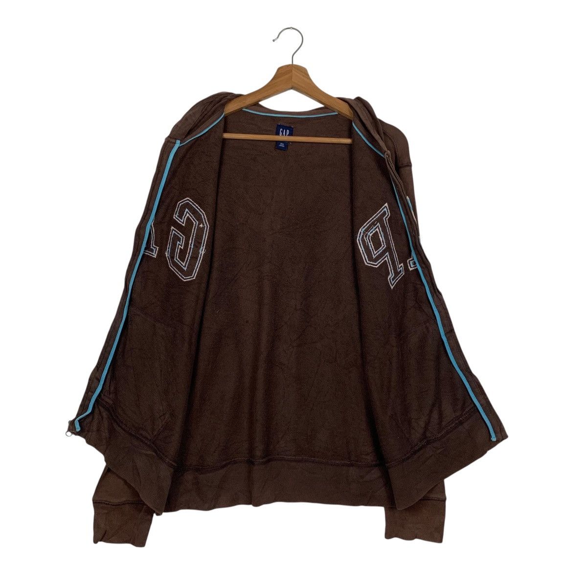 Gap Y2k Vintage GAP Big Logo Zipper Hoodie Sweatshirt #3595-C164 Size US S / EU 44-46 / 1 - 10 Thumbnail