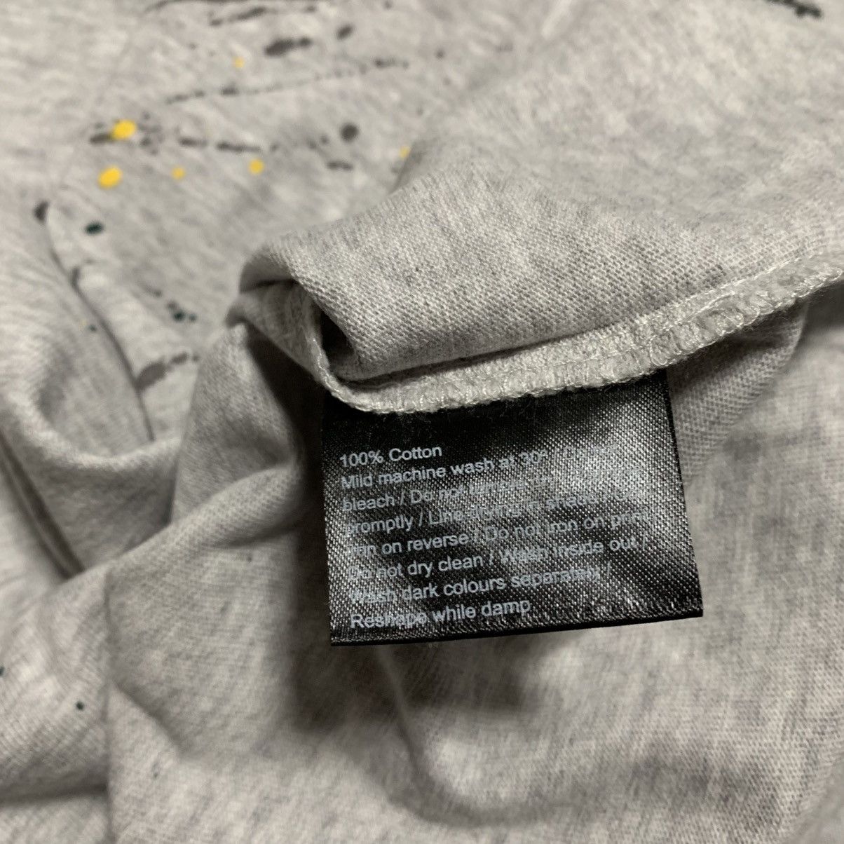 Represent Clo. Represent Small Bespoke Commissions Grey Tee Paint Splatter Size US S / EU 44-46 / 1 - 10 Thumbnail