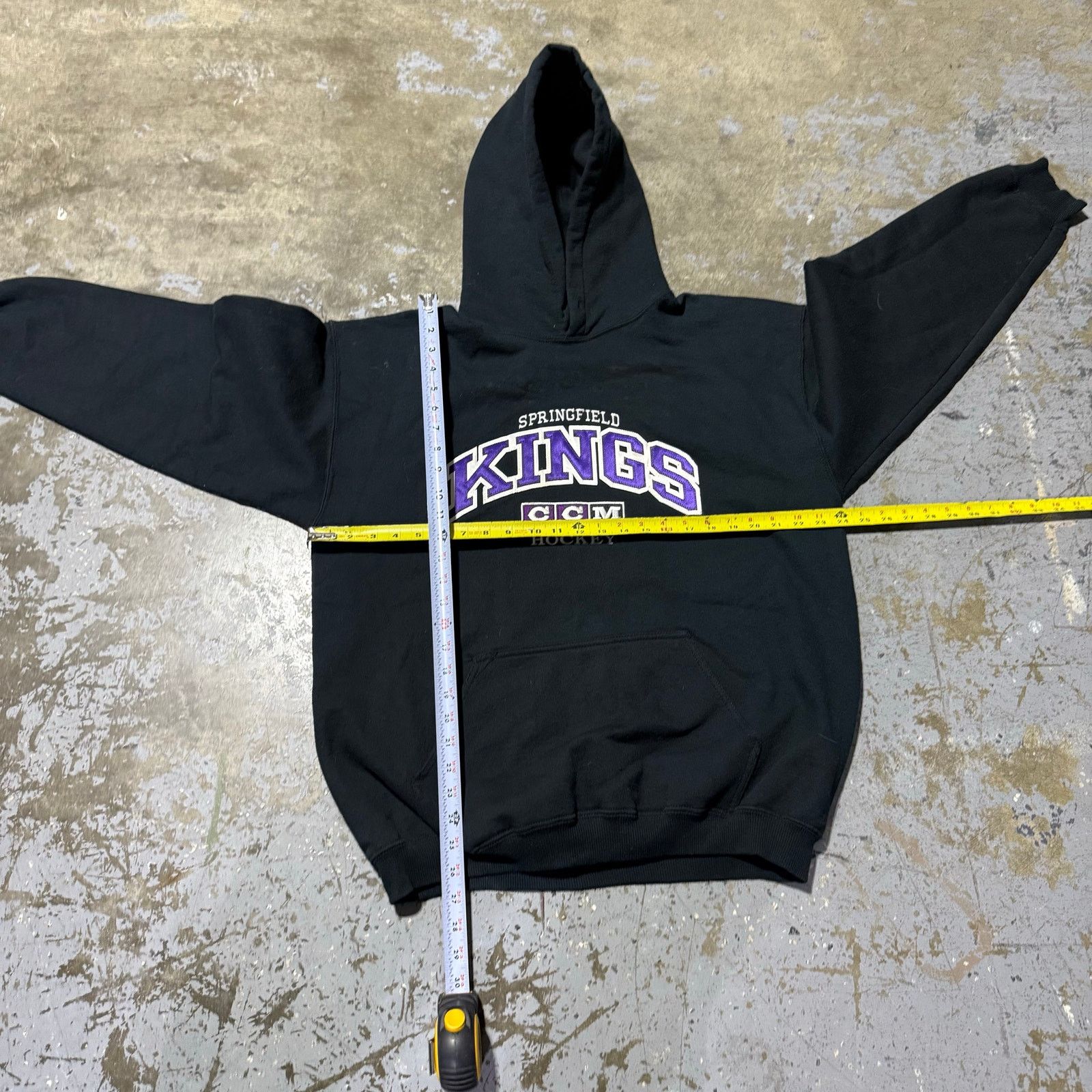 Ccm Vintage Springfield Kings CCM Hockey Hoodie Sz L Size US L / EU 52-54 / 3 - 5 Thumbnail