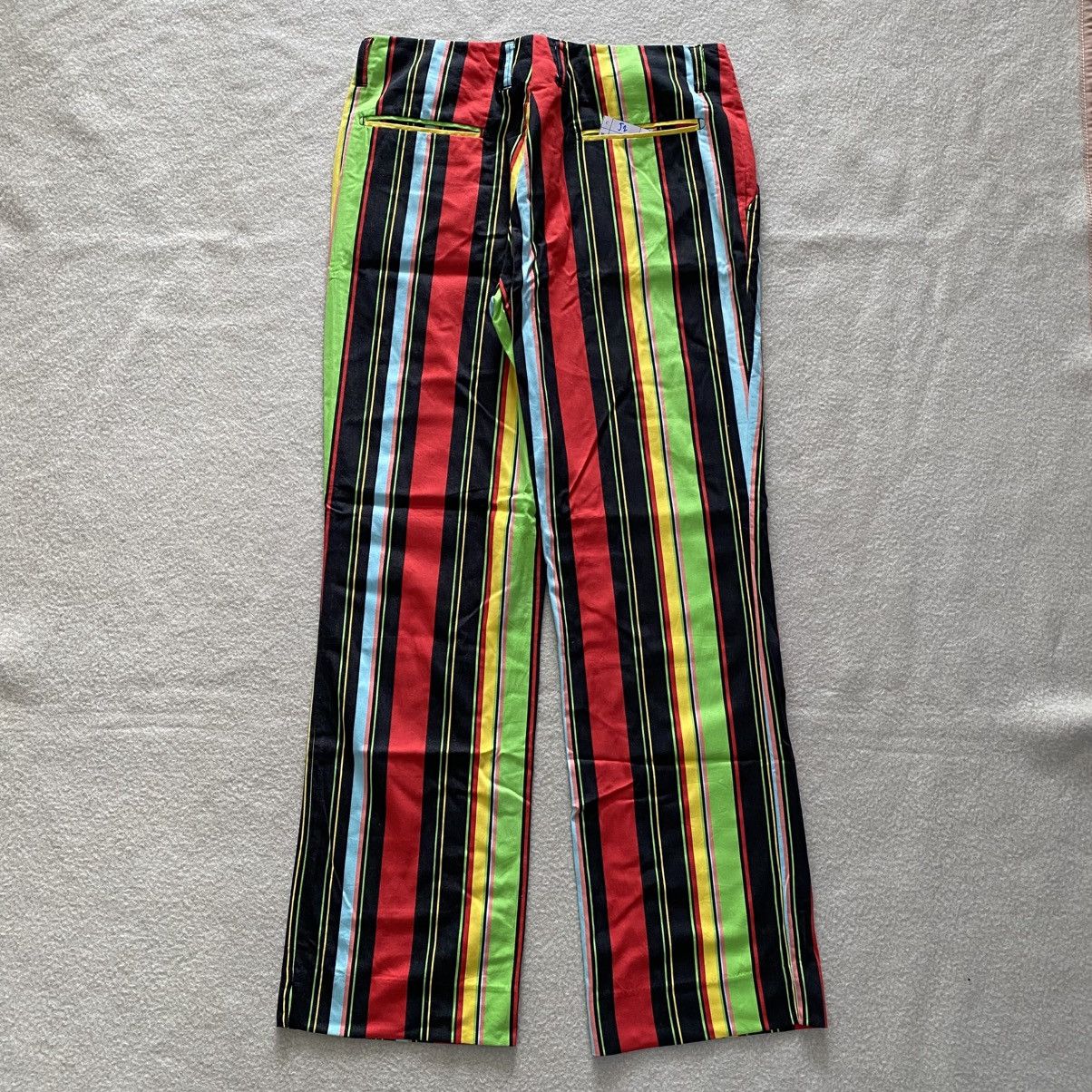 If Six Was Nine × Japanese Brand Loud Mouth Baggy Stripes Pants w33 Size US 33 - 4 Thumbnail