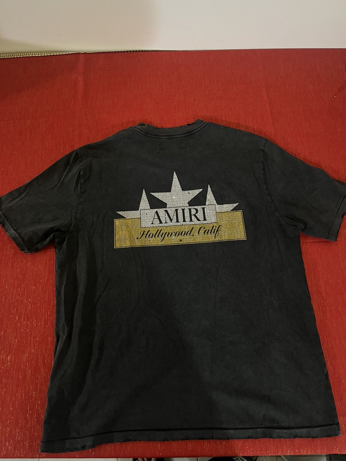 AMIRI 25ss VINTAGE CRYSTAL STAR TEE Tシャツ Amiri Amiri Vintage Crystal Star Tee Sz L | Grailed
