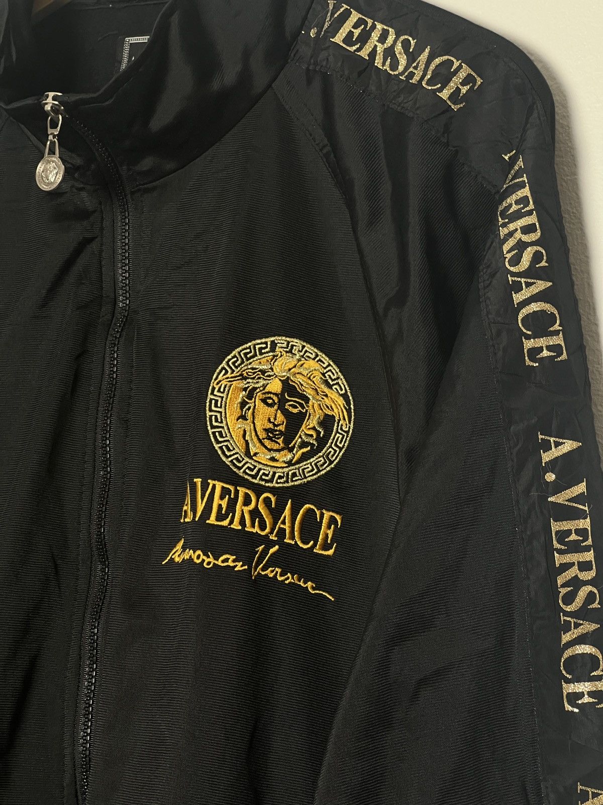 Versace Vintage Versace (A.Versace) track jacket Size US L / EU 52-54 / 3 - 3 Thumbnail