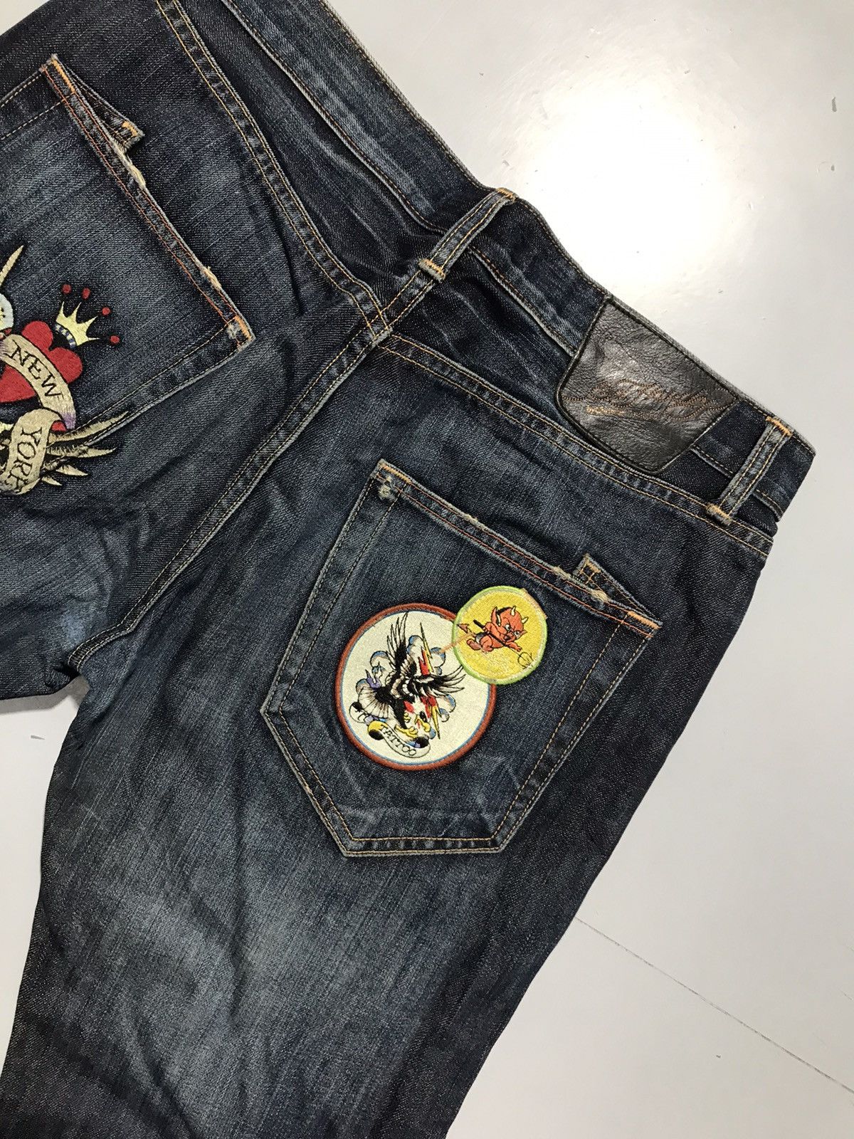 Ed Hardy Vintage ed hardy embroidered denim Size US 36 / EU 52 - 11 Thumbnail