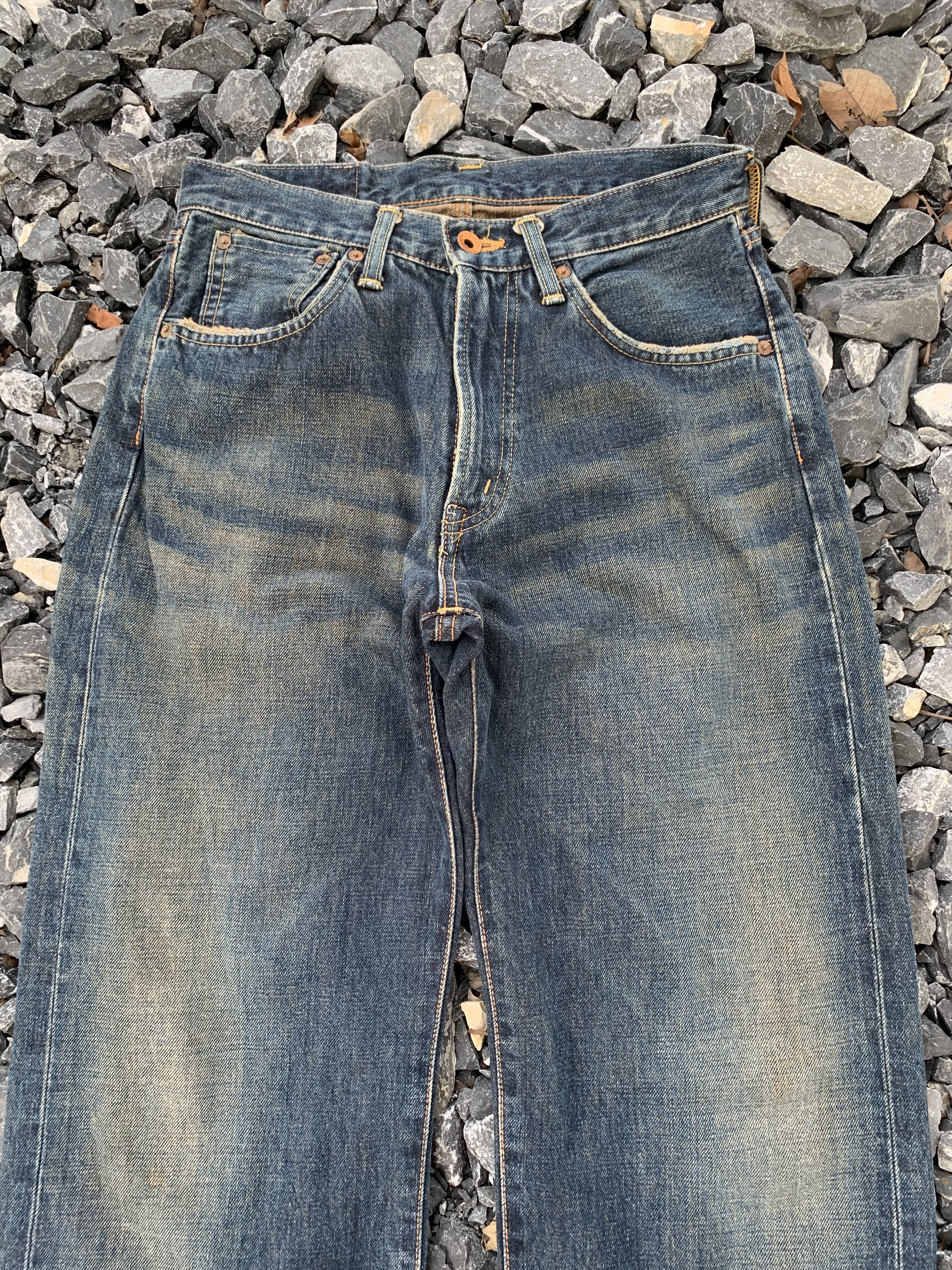 Kapital VINTAGE EDWIN 505X SELVEDGE MUDWASH RUSTY JAPANESE DENIM Size US 28 / EU 44 - 8 Thumbnail