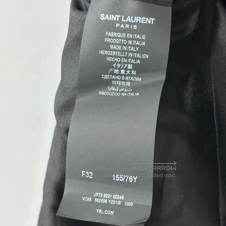 Saint Laurent Paris Saint Laurent Paris Black Blazer. Size US S / EU 44-46 / 1 - 5 Thumbnail