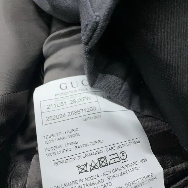 Gucci Gucci Gray Single Button Suit Set-2507 Size US XXL / EU 58 / 5 - 3 Thumbnail