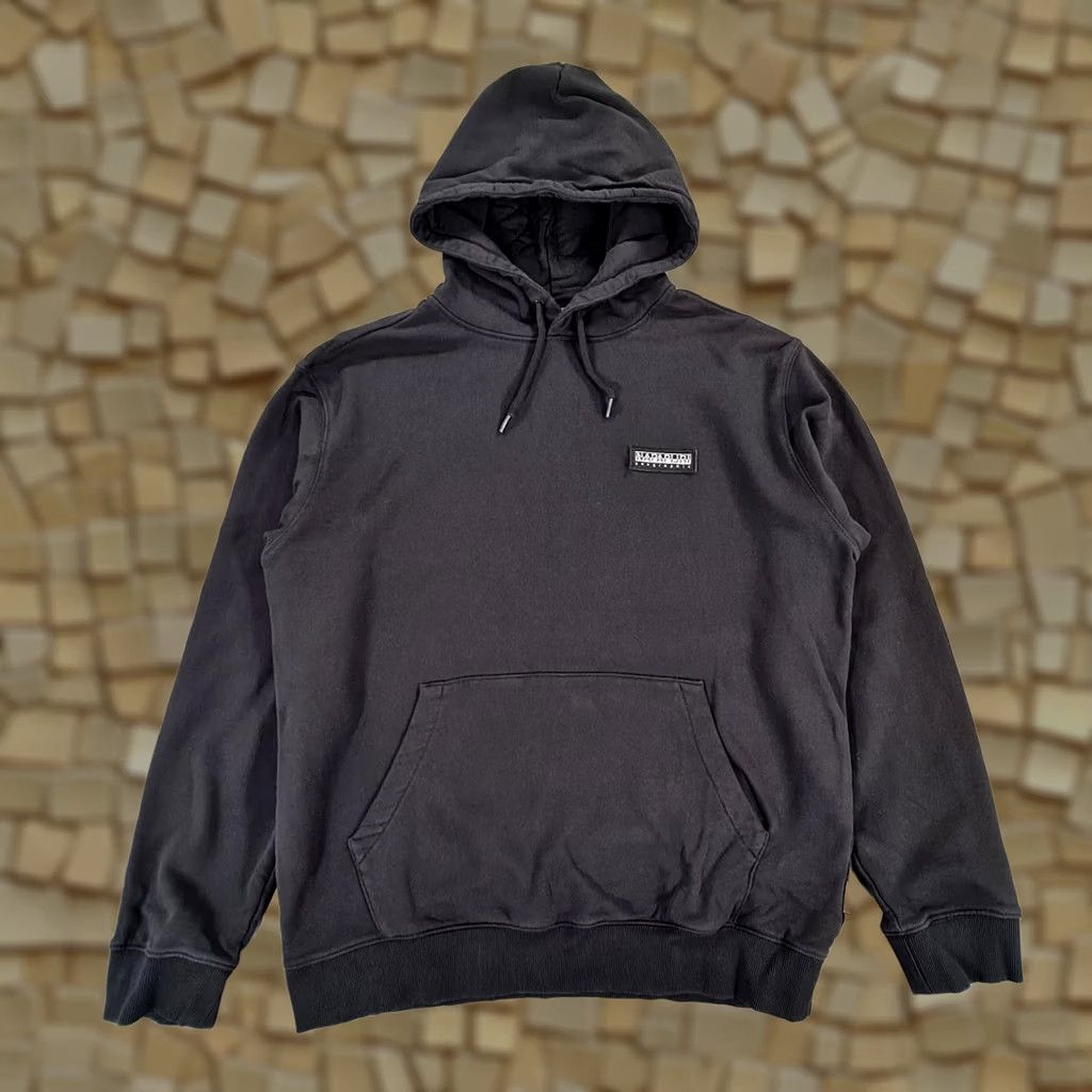 Napapijri Napapijri Mens Hoodie Black XL Cotton Pullover Size US XL / EU 56 / 4 - 1 Thumbnail
