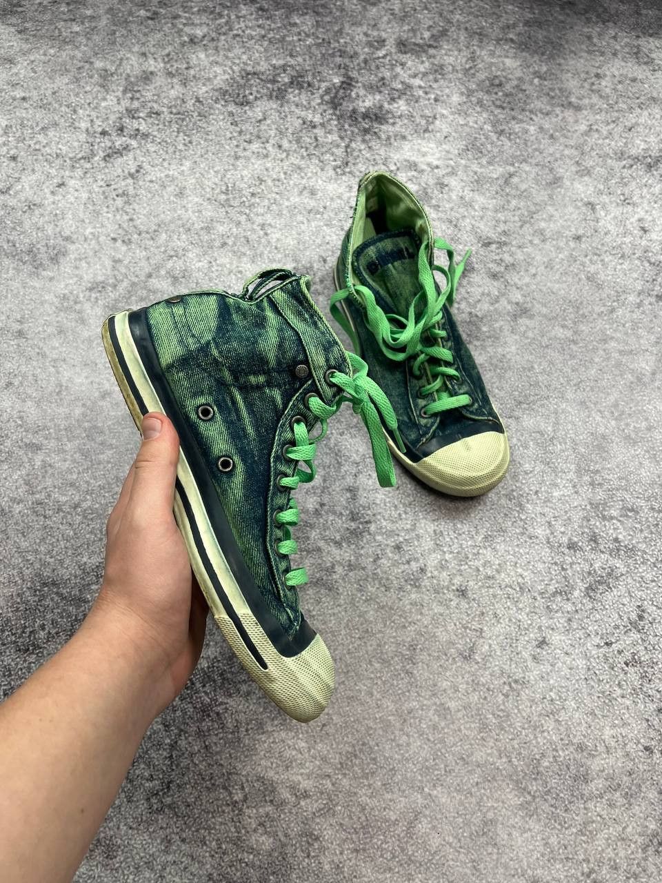 Diesel Vintage Diesel High Sneakers Avant Garde Opium Size US 5.5 / EU 38 - 7 Thumbnail