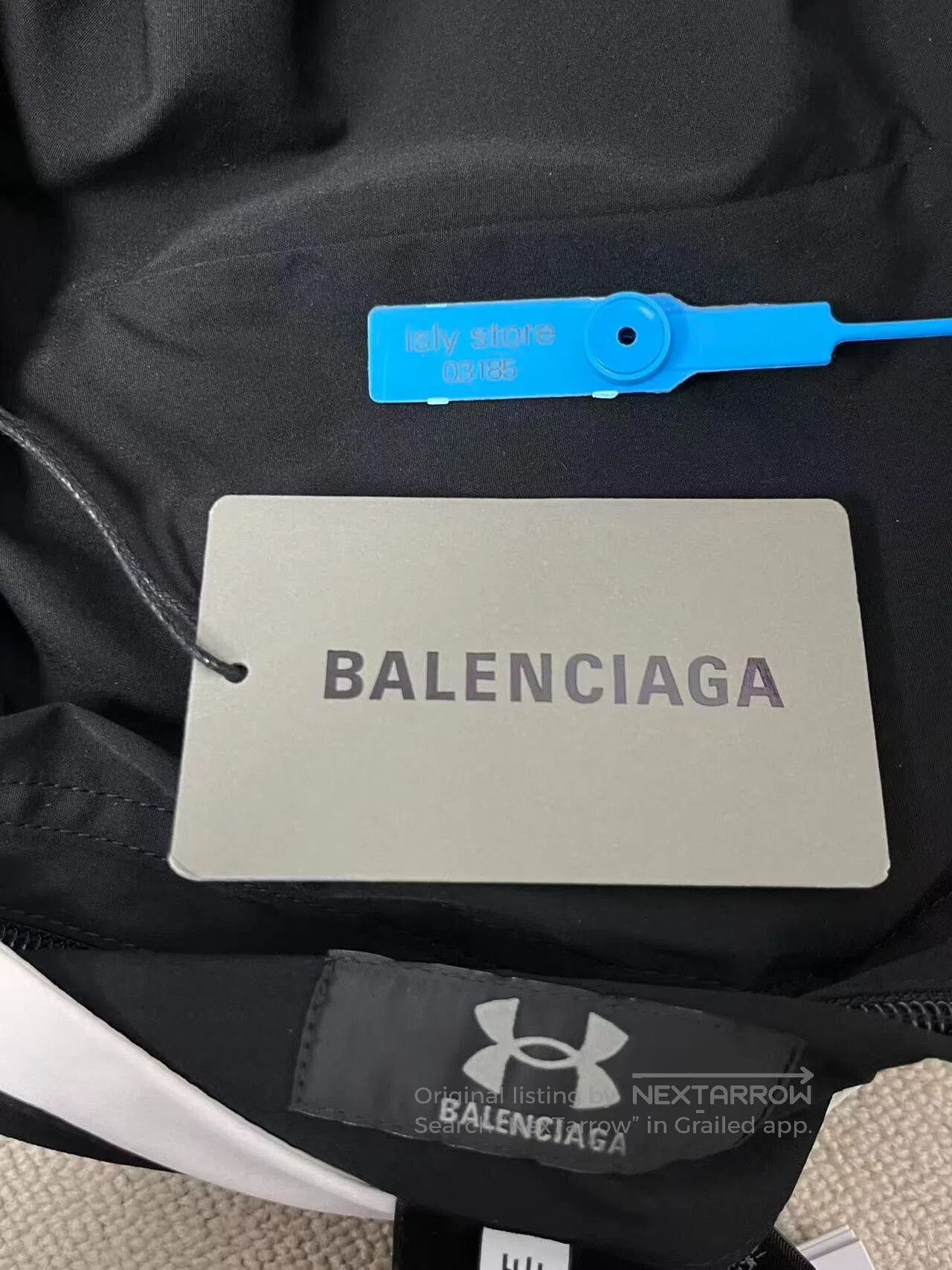Balenciaga black hooded zip. Size US L / EU 52-54 / 3 - 5 Thumbnail