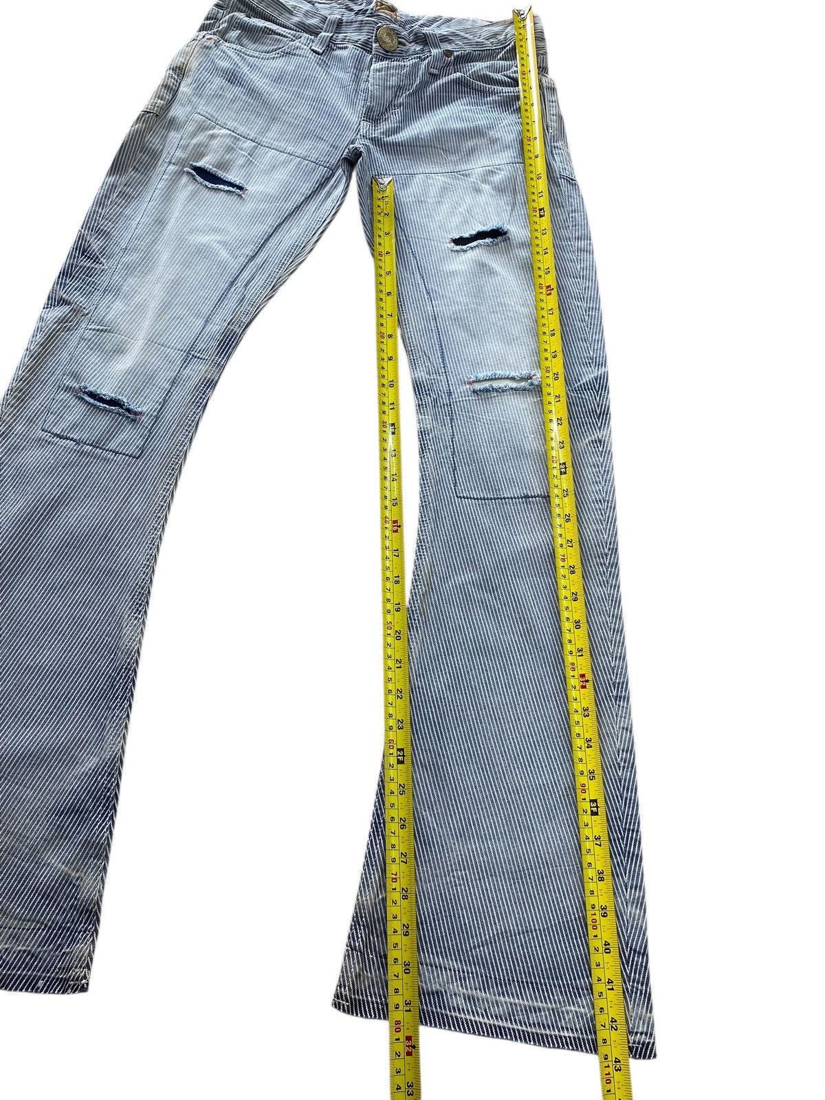 Lee Lee Ripped Style Twisted Leg Flare Jeans Size US 30 / EU 46 - 8 Thumbnail