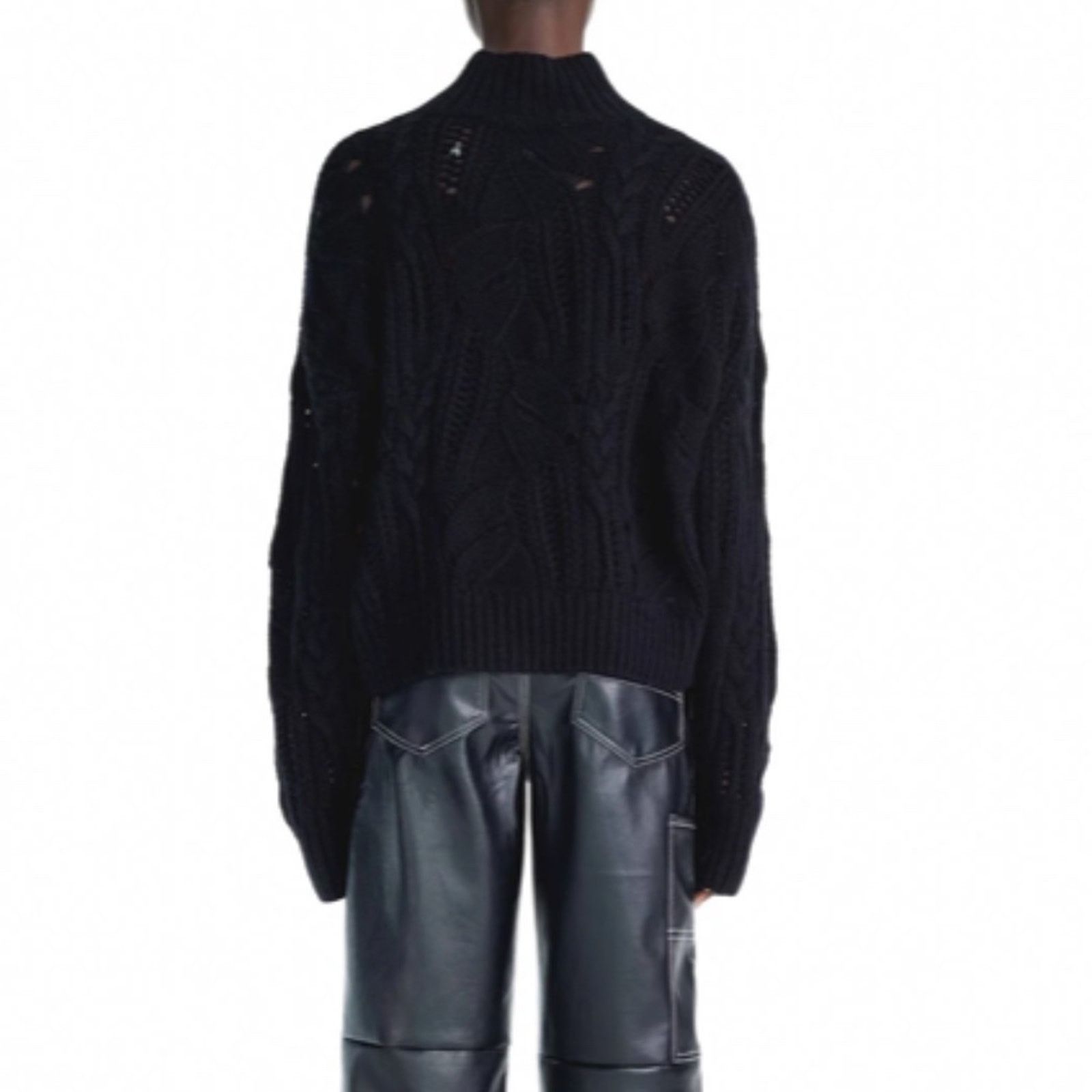 NakedCashmere SYLVIE MOCK NECK CASHMERE SWEATER FROM NAKEDCASHMERE Size M / US 6-8 / IT 42-44 - 4 Thumbnail