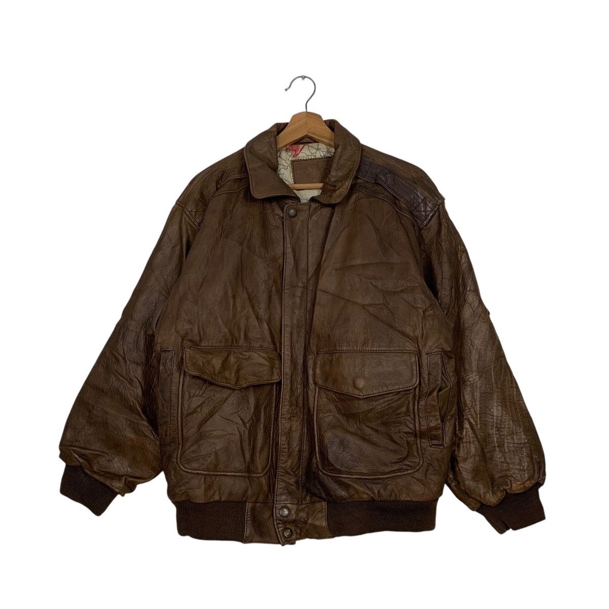 Japanese Brand Japanese Brand Sub Urban Tokyo Military Leather Jacket Size US M / EU 48-50 / 2 - 1 Thumbnail