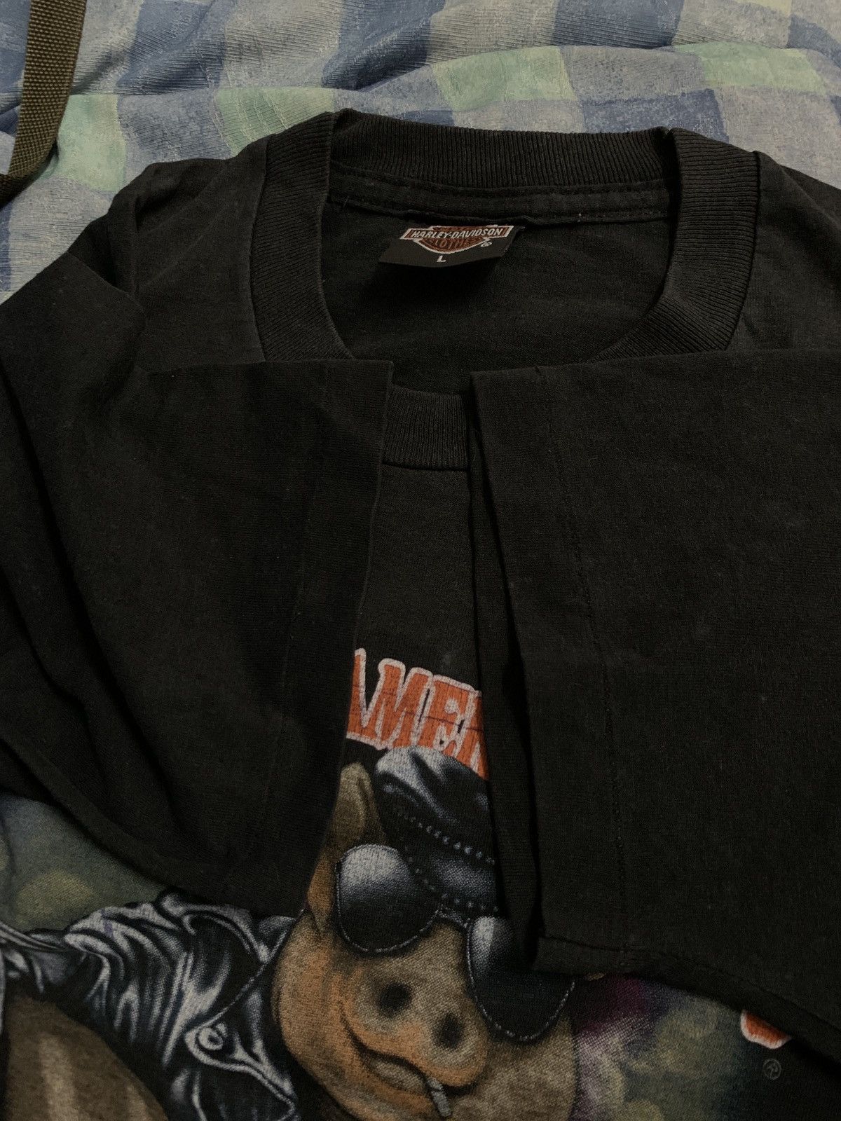 Harley Davidson × Vintage 3D EMBLEM 1991 Size US L / EU 52-54 / 3 - 10 Thumbnail