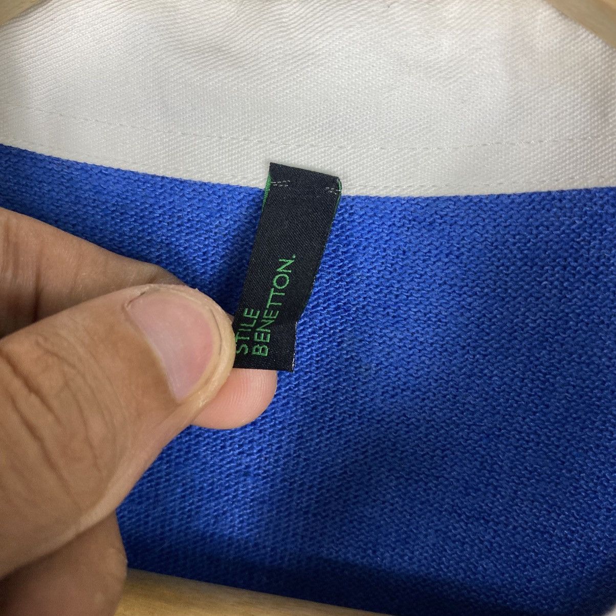 Benetton 💥 VTG BENETTON POLO RUGBY SHIRT Size US L / EU 52-54 / 3 - 7 Thumbnail
