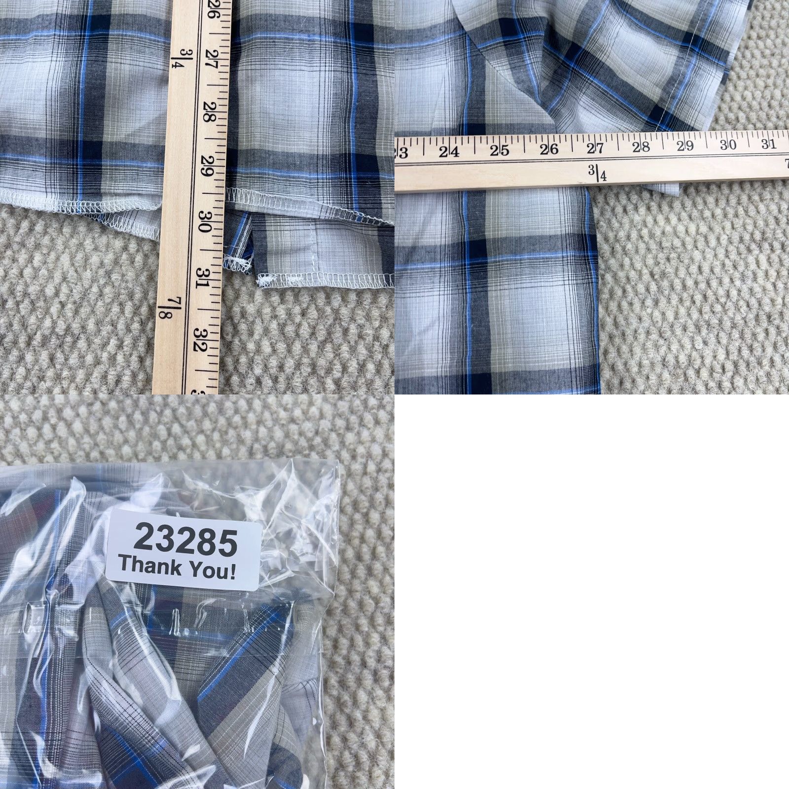 Wrangler Wrangler Western Shirt Men 2XL Blue Plaid Pearl Snap Cowboy Yoke Button-Up Streetwear Cowboy Western Shirt Mens 2XL Blue Plaid Pearl Snap Wrangler Size US XXL / EU 58 / 5 - 8 Thumbnail