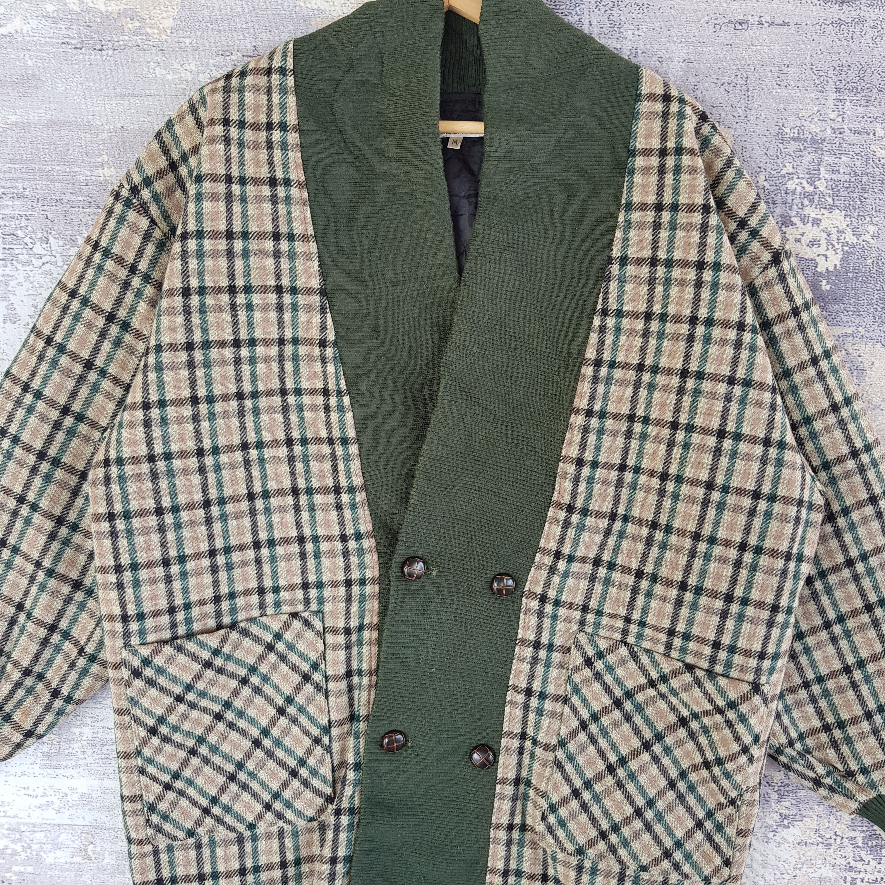 Japanese Brand × Vintage Vintage 90s Natuhara Japanese Cardigan Wool Jackets Size XL / US 12-14 / IT 48-50 - 3 Thumbnail