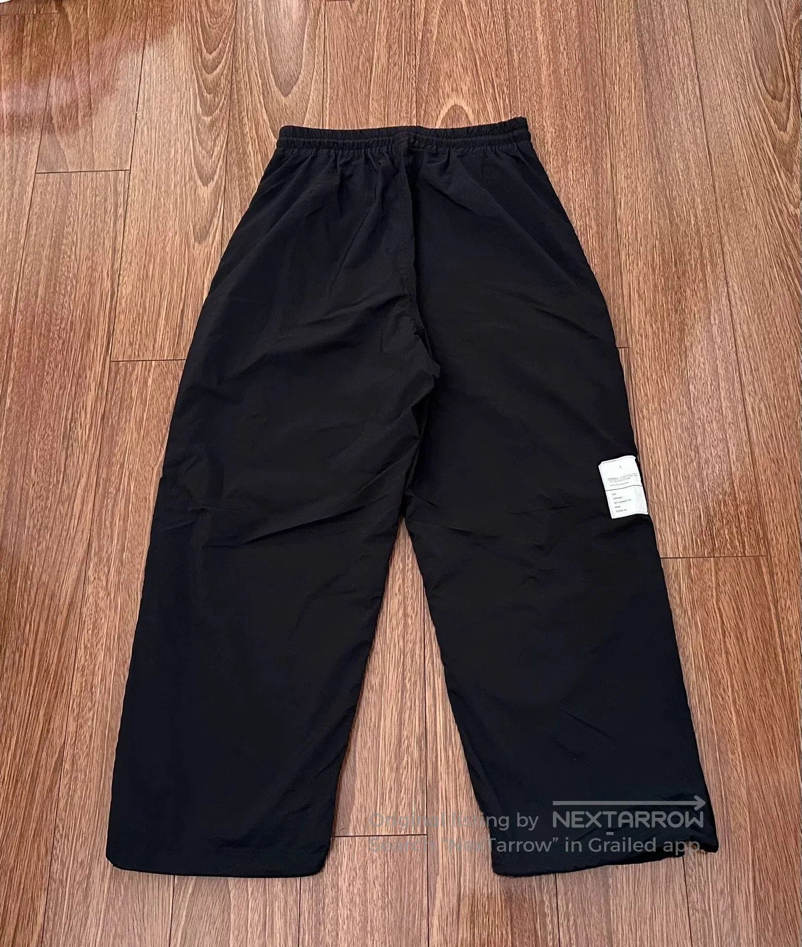 N.Hoolywood N.HOOLYWOOD Black Track Pants Size 36. Size US 36 / EU 52 - 2 Thumbnail