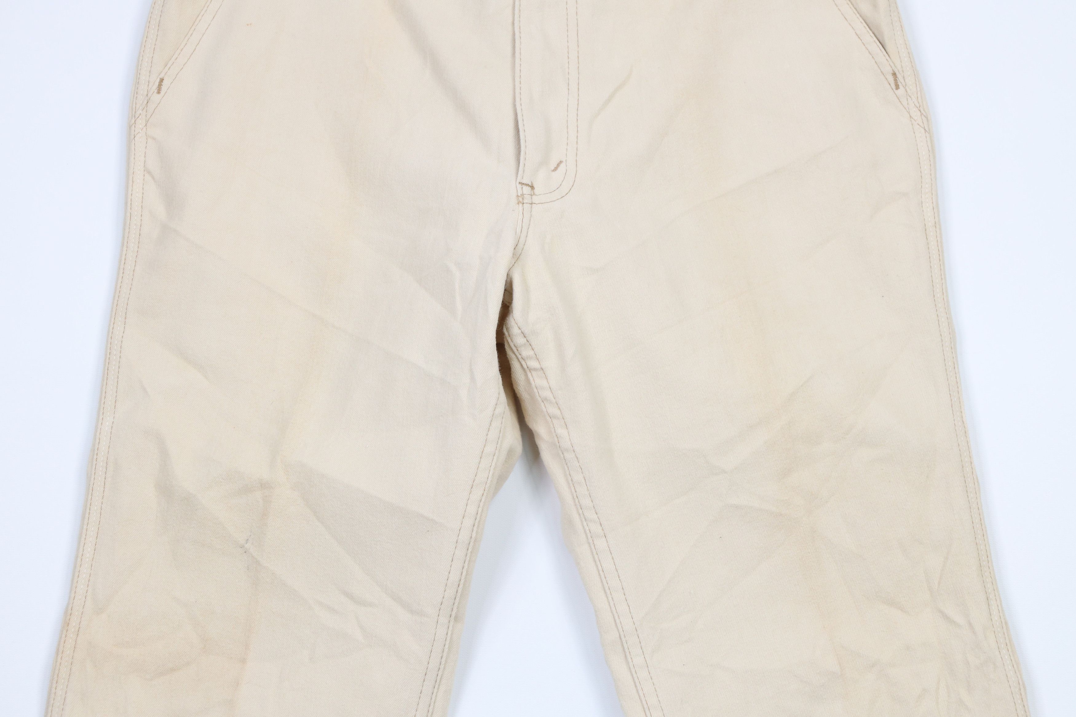 Levi's × Vintage Vintage 70s Levis Wide Leg Bell Bottoms Jeans Cream USA Size US 34 / EU 50 - 3 Thumbnail