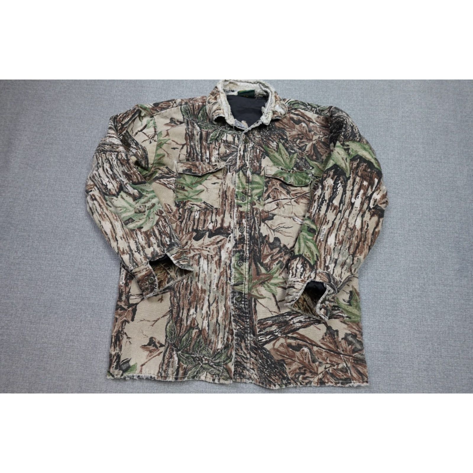 Vintage VINTAGE Cabela's Camouflage Flannel Shirt Mens L Brown Quilted Heavyweight Long Sleeve Button-Up Collar-Down Outdoorsy 90s Theme Mens Size US L / EU 52-54 / 3 - 2 Thumbnail