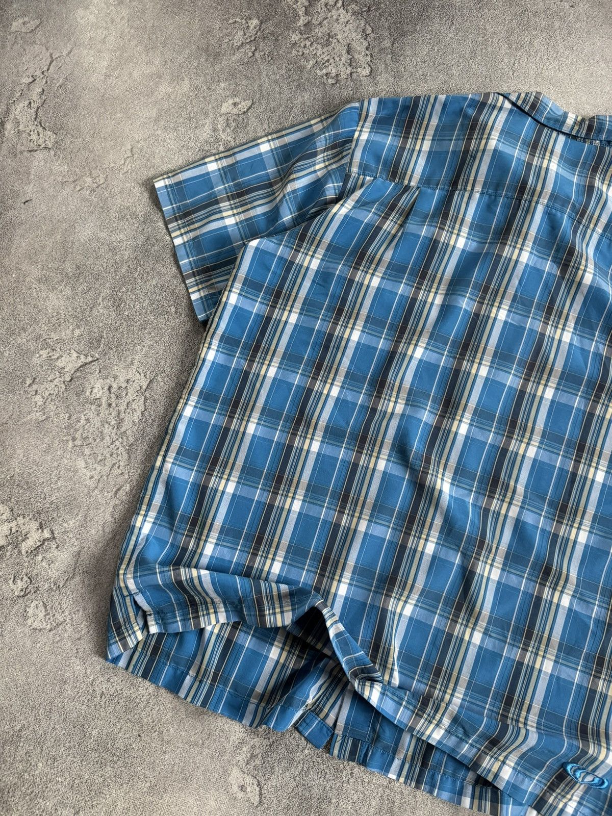 Salomon Salomon L Chekered button up shirt short sleeve outdoor 00s Size US L / EU 52-54 / 3 - 10 Thumbnail