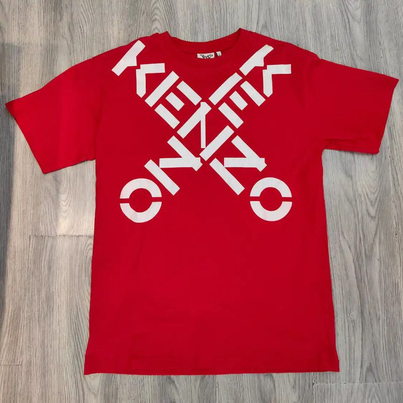 Kenzo KENZO Summer Red Cotton Men's T-Shirt 0089 Size US S / EU 44-46 / 1 - 1 Thumbnail