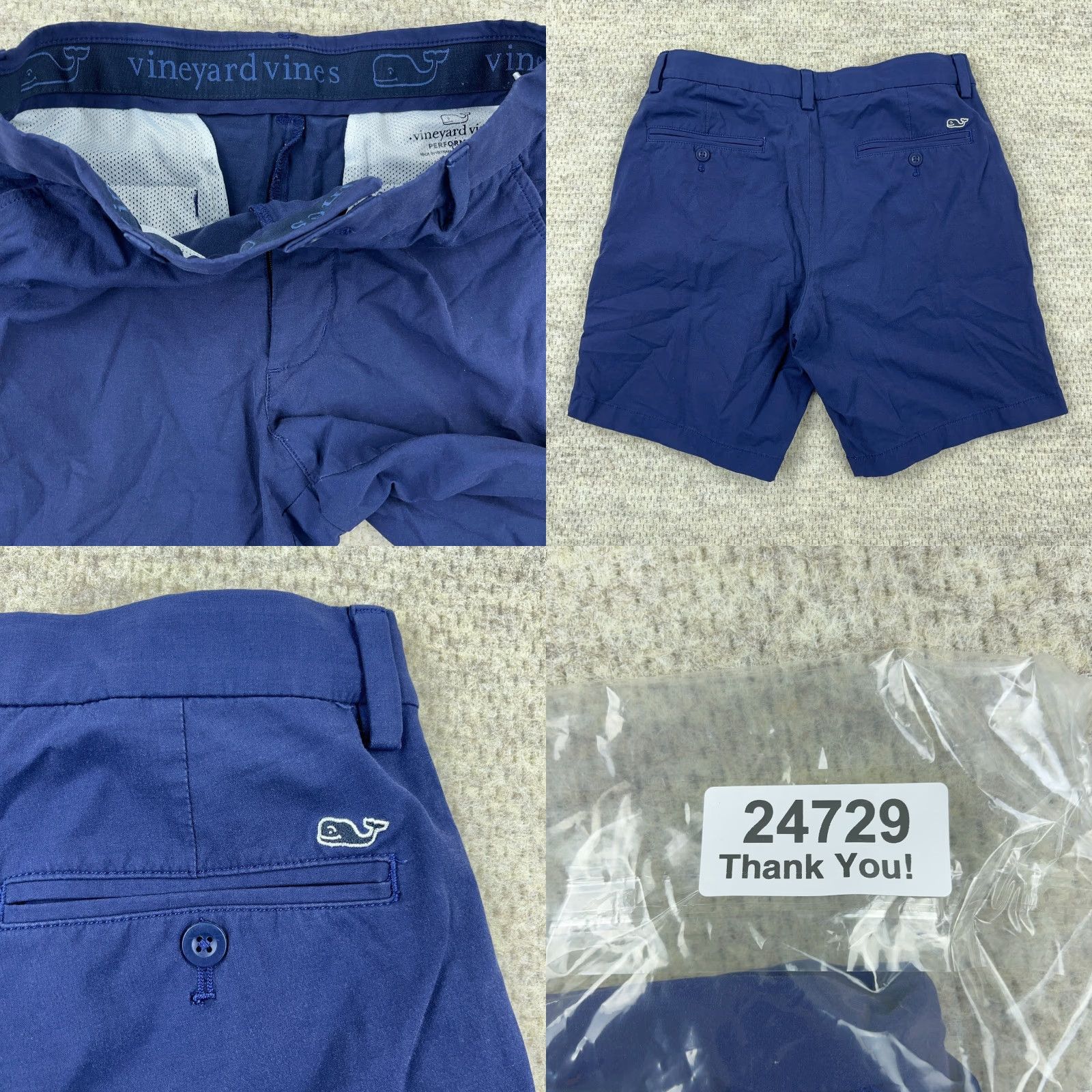 Vineyard Vines Vineyard Vines Shorts Men 28 Navy Blue Performance Chino Dress Preppy Slacks Shirt Size US 28 / EU 44 - 8 Thumbnail