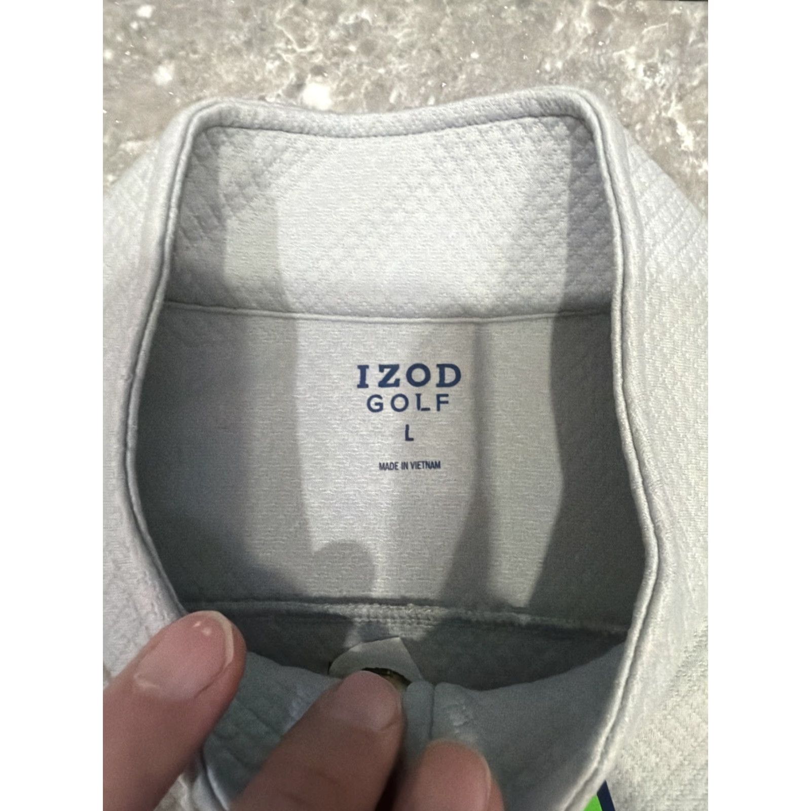 Izod IZOD Vest Men’s L Gray Full Zip Size US L / EU 52-54 / 3 - 4 Thumbnail