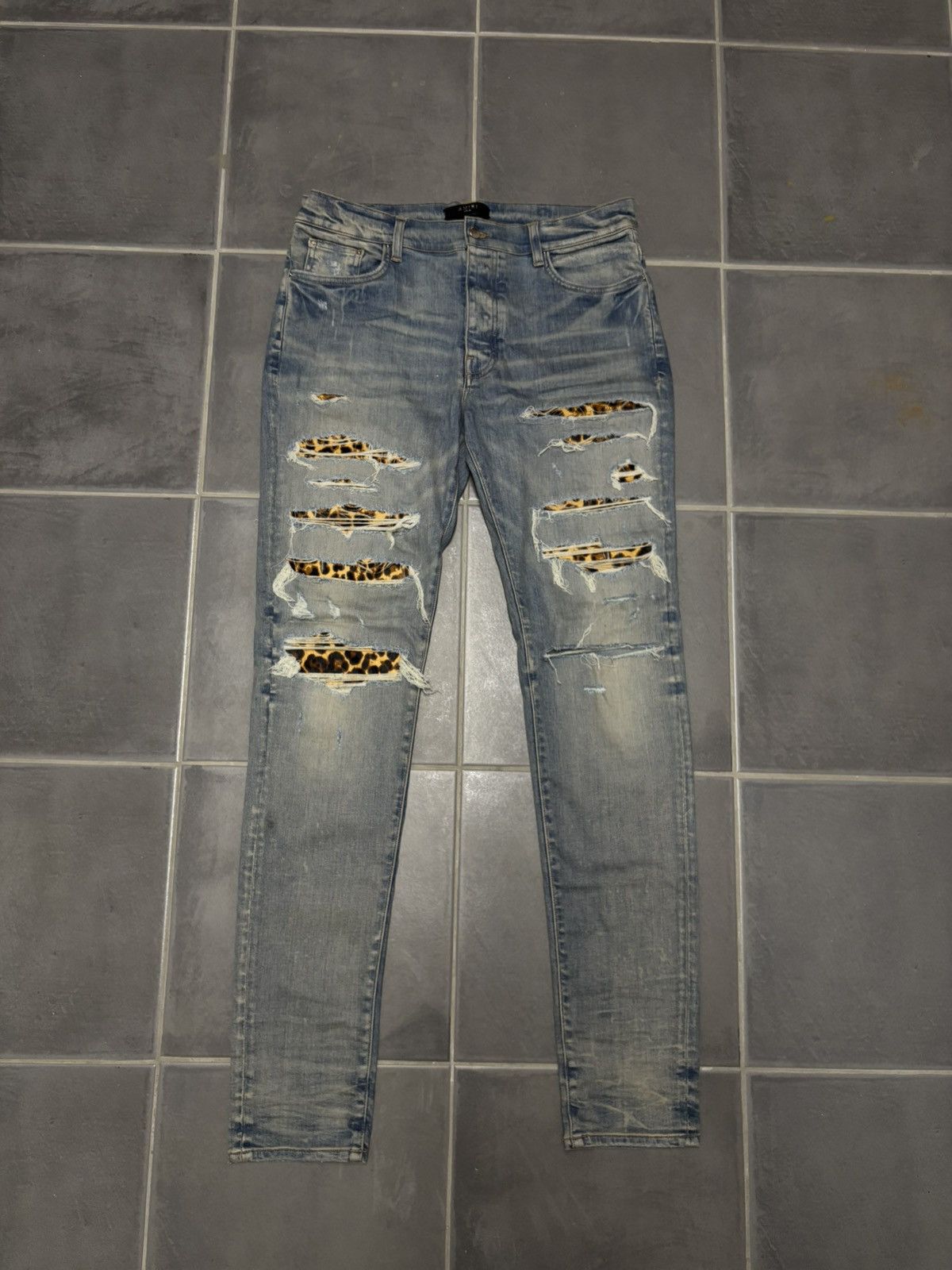 Amiri Amiri mx1 leoprint jeans Size US 36 / EU 52 - 1 Thumbnail