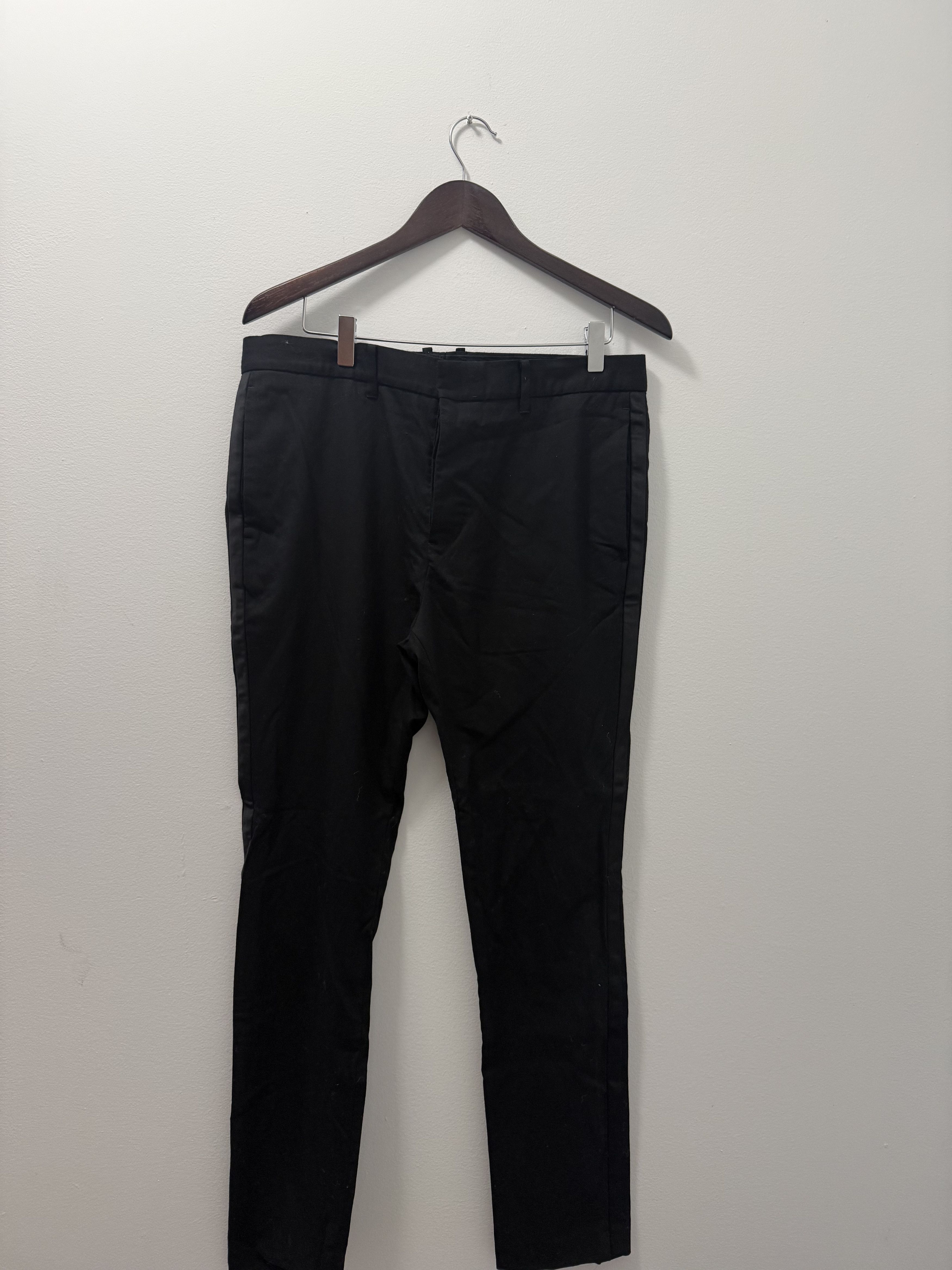 Allsaints AllSaints Black Stripe Pants Size US 32 / EU 48 - 1 Thumbnail