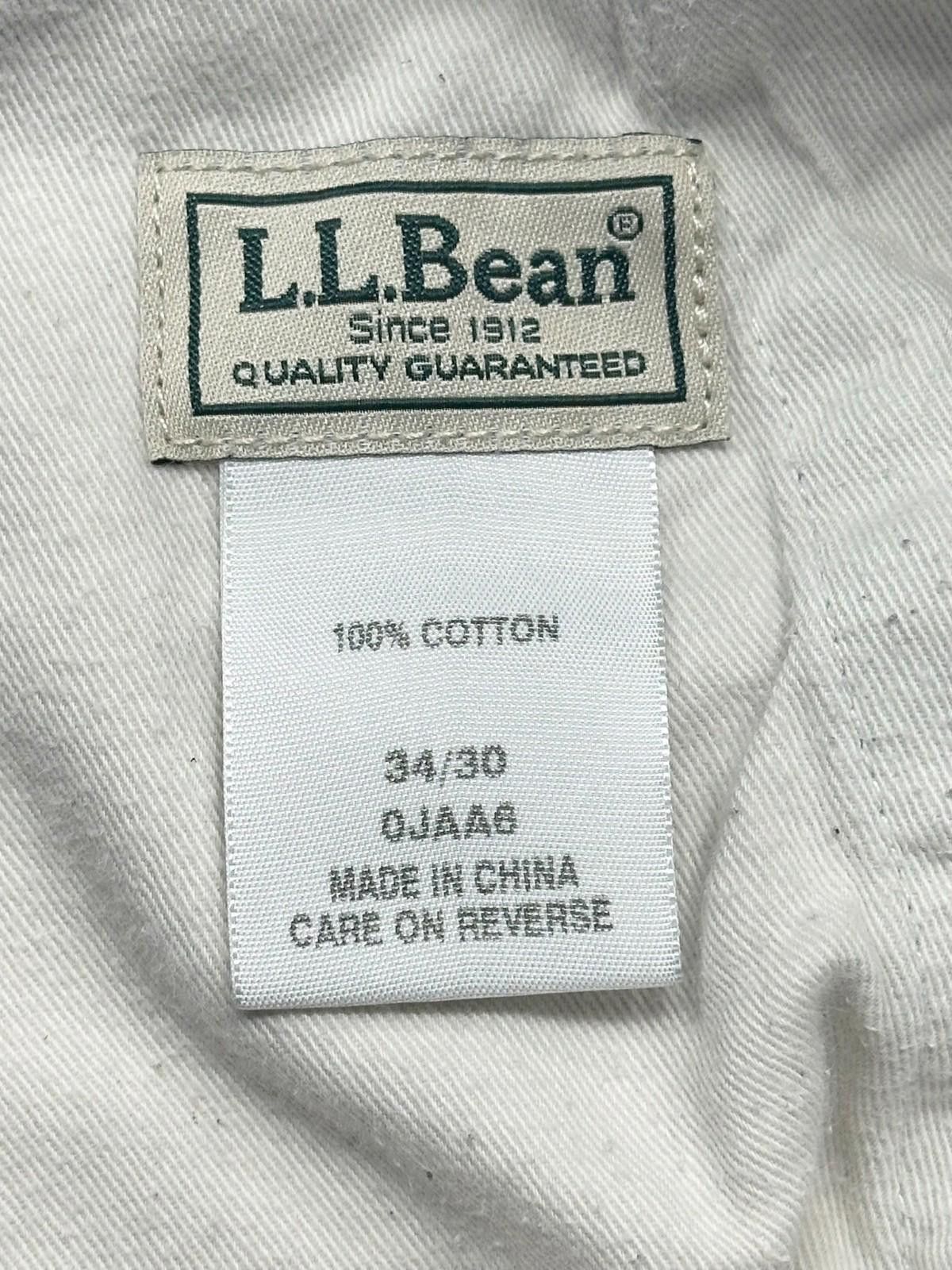 L.L. Bean LL Bean Flat Front Straight Leg Cargo Pants Gray 34/30 Size US 34 / EU 50 - 6 Thumbnail