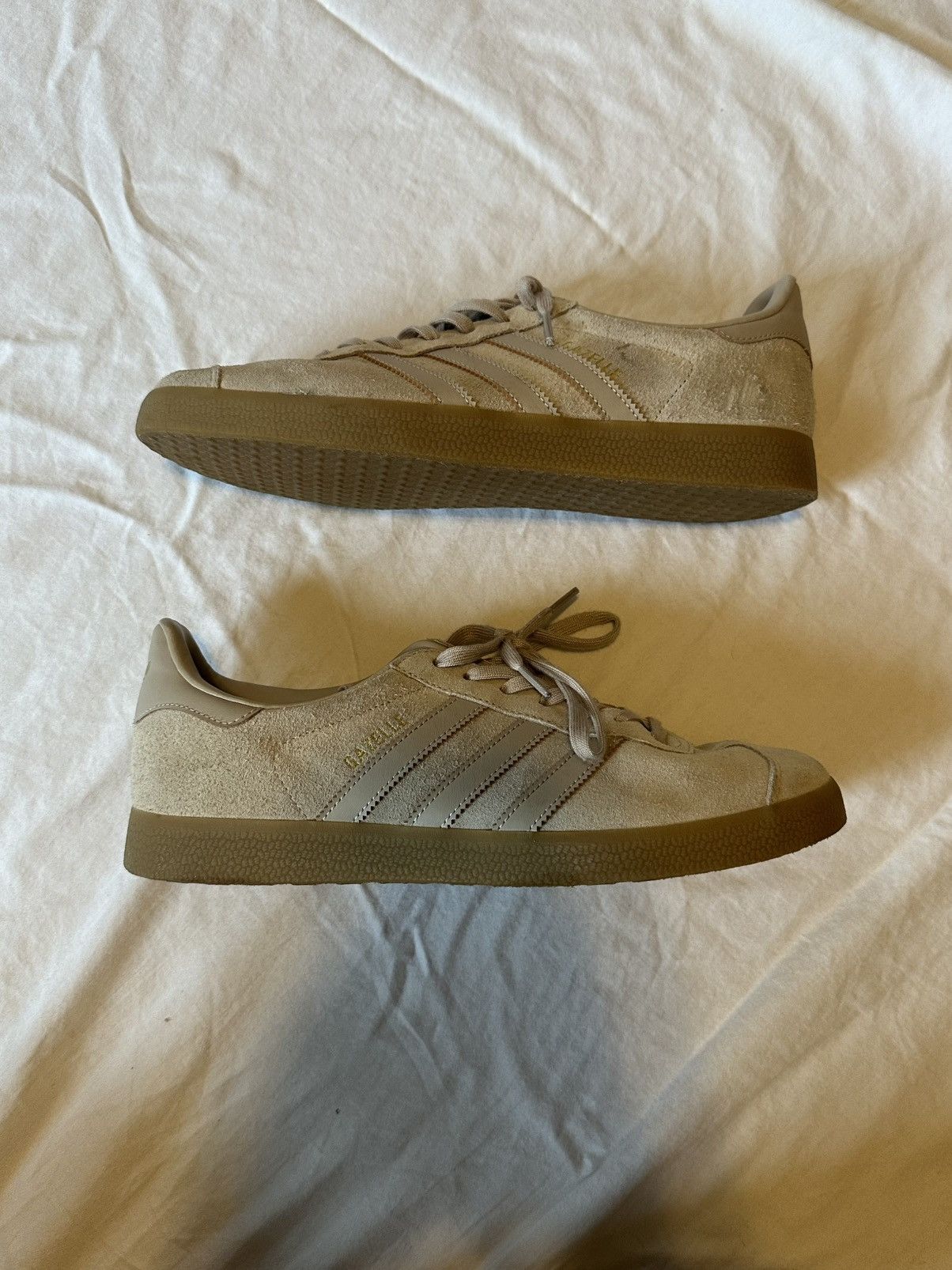 Adidas Clay / Tan Gazelles Size US 9 / EU 42 - 4 Thumbnail
