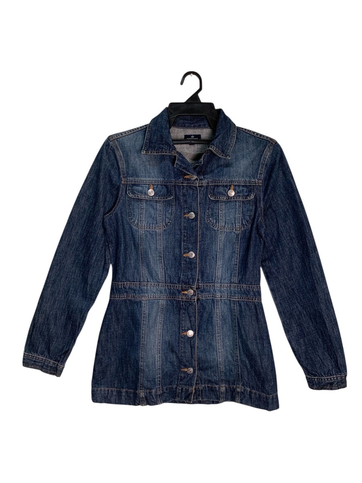 Other Rare Design Naf Naf Jeans Denim Jacket Size M / US 6-8 / IT 42-44 - 1 Thumbnail
