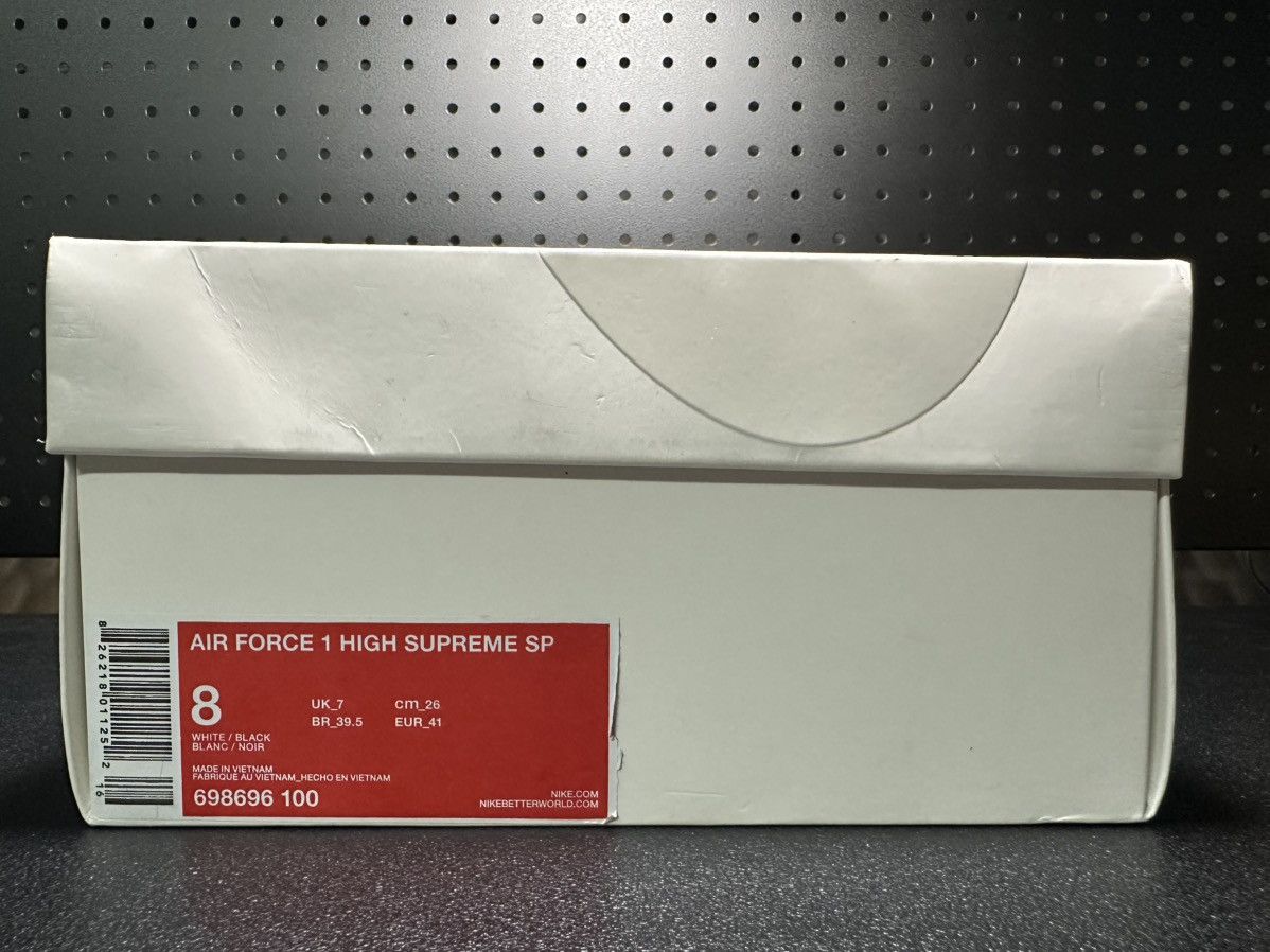 Nike × Supreme Supreme x Nike Air Force 1 one size 8 World Famous AF1 Size US 8 / EU 41 - 13 Thumbnail