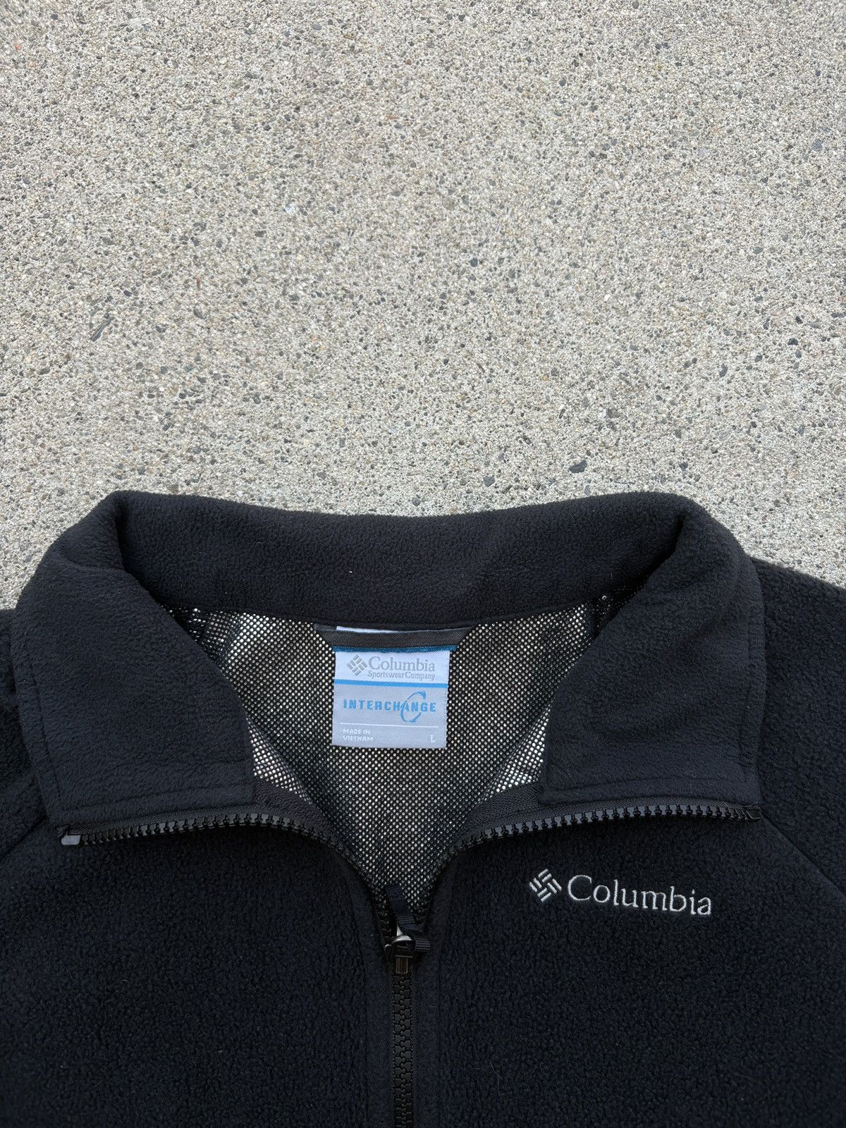 Columbia Columbia Hikebound Interchange Black Zip Fleece Jacket Sz L Size L / US 10 / IT 46 - 3 Thumbnail