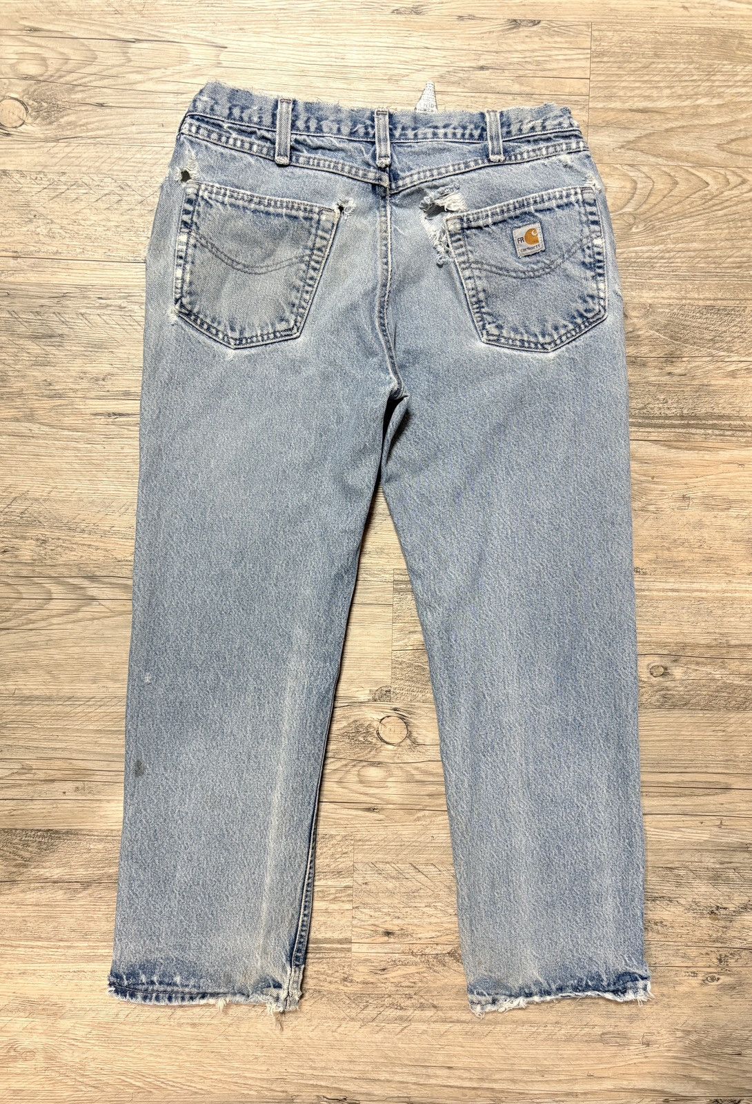 Carhartt Vintage thrashed Carhartt Jeans Size US 34 / EU 50 - 6 Thumbnail