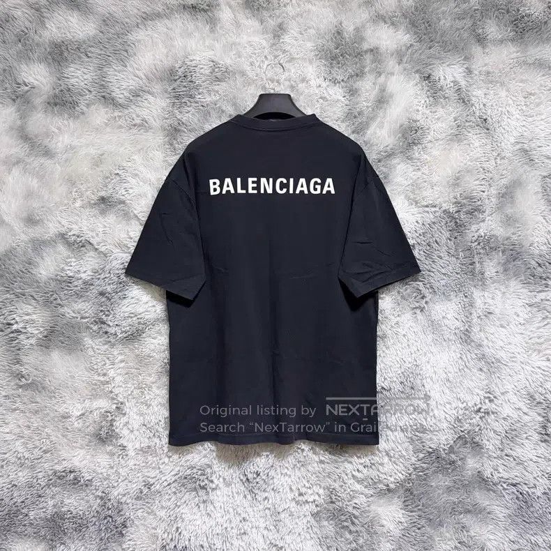 Balenciaga Balenciaga Front and Back Logo Short Sleeve T-Shirt Size US S / EU 44-46 / 1 - 2 Thumbnail